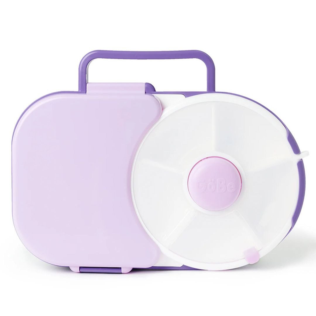 suebidou Lunchbox 2in1 Kinder Lunchbox & Snack Spinner mit innovativer Drehfunktion, (Kann auseinander gebaut werden, 1 Snackbox mit Deckel), nachhaltig, kreativ