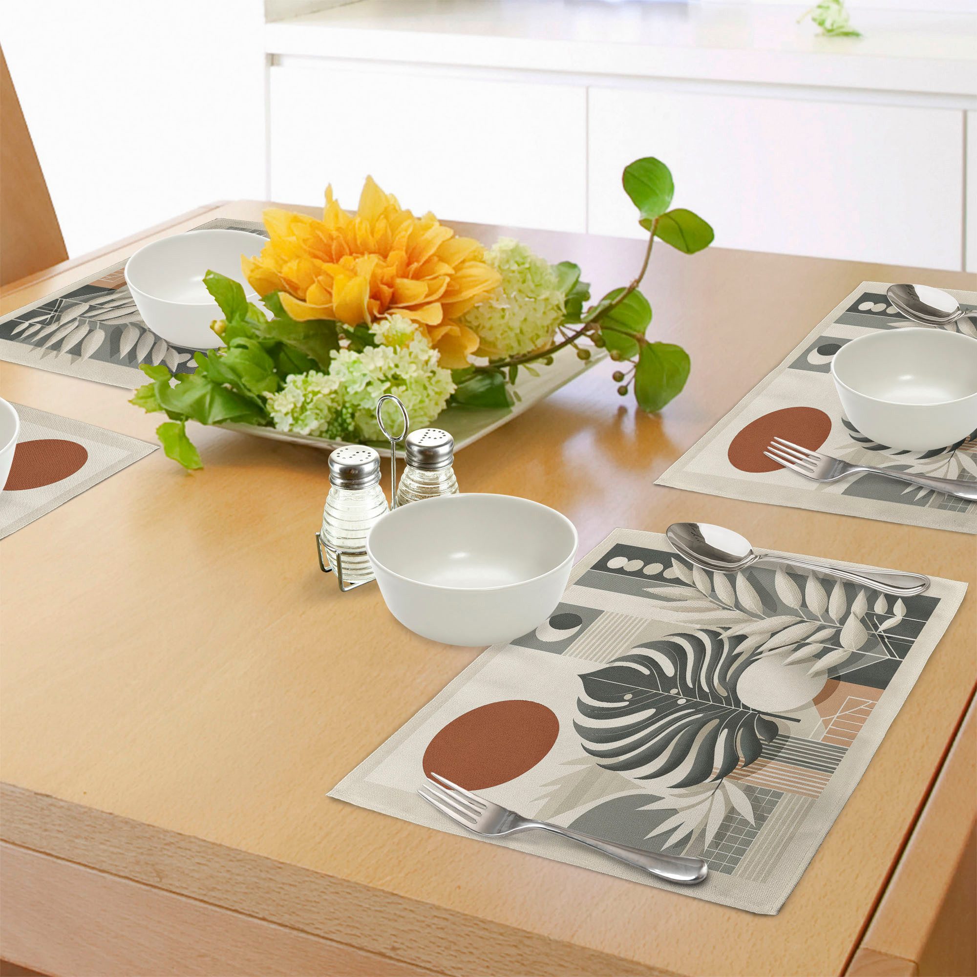 Abakuhaus Platzset Waschbare Stoff Esszimmer Küche günstig online kaufen