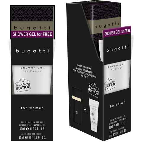 bugatti Eau de Parfum Bugatti Eleganza Intensa EdP 60 ml + (gratis) Duschgel 50 ml Bundle, 2-tlg.