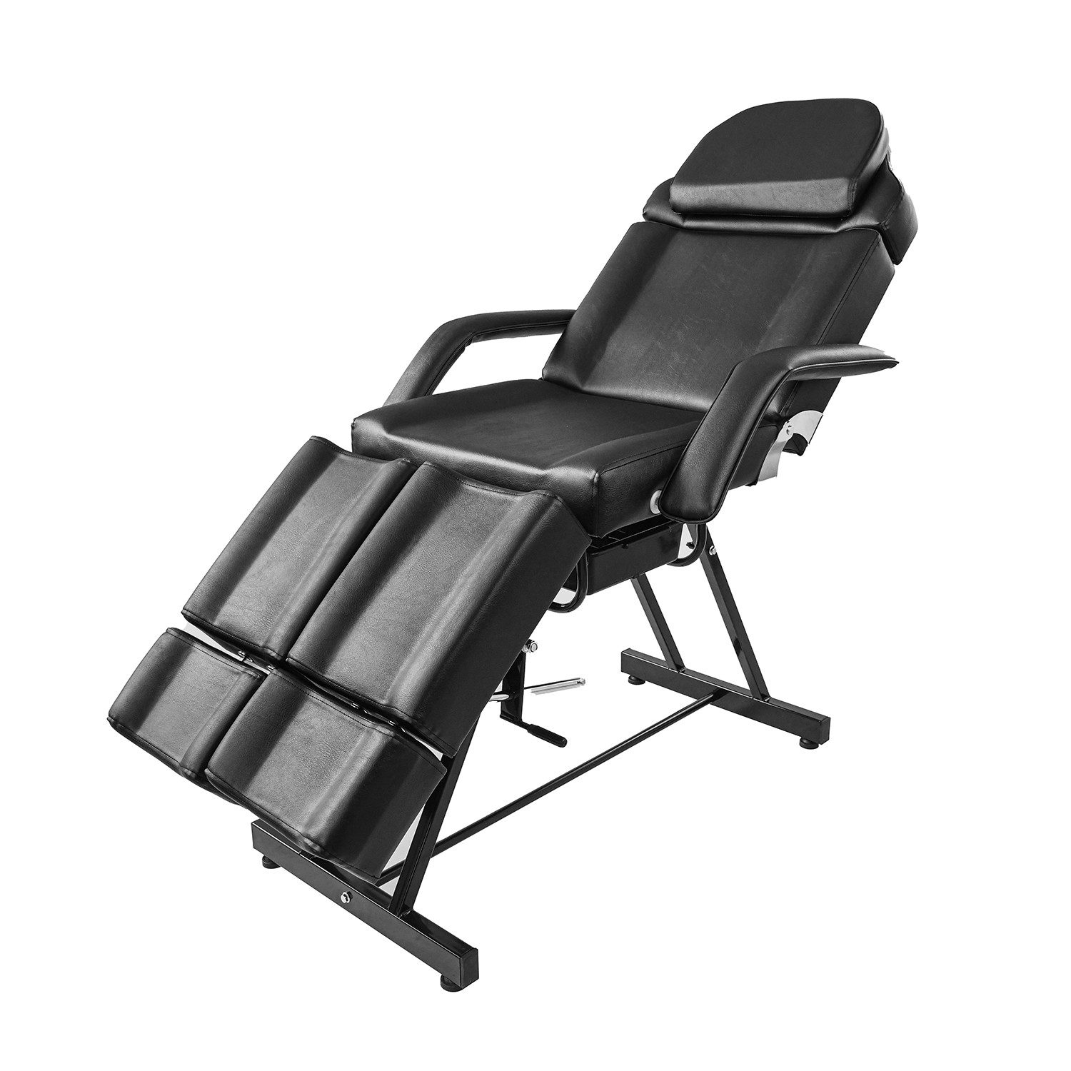 DARDVORLAG Massageliege Kosmetikliege, Kosmetikstuhl mit Gesichtsloch (1-St), mit PU-Kunstleder, Rückenlehne und Fußteil