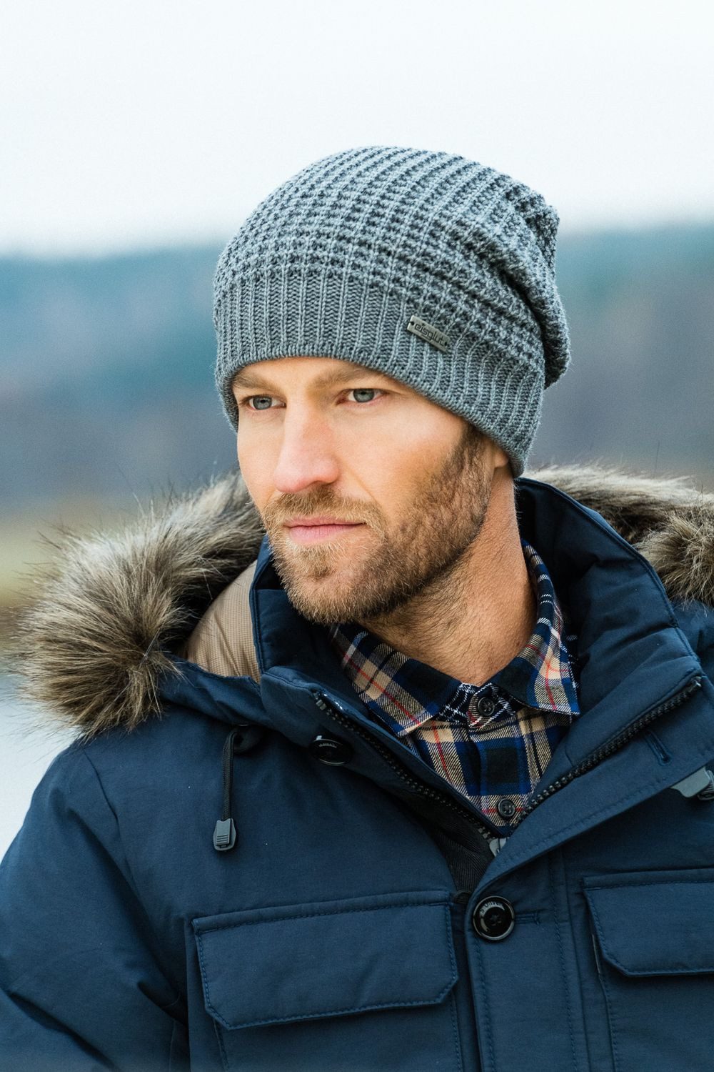 Eisglut Strickmütze Long-Beanie Blazeo