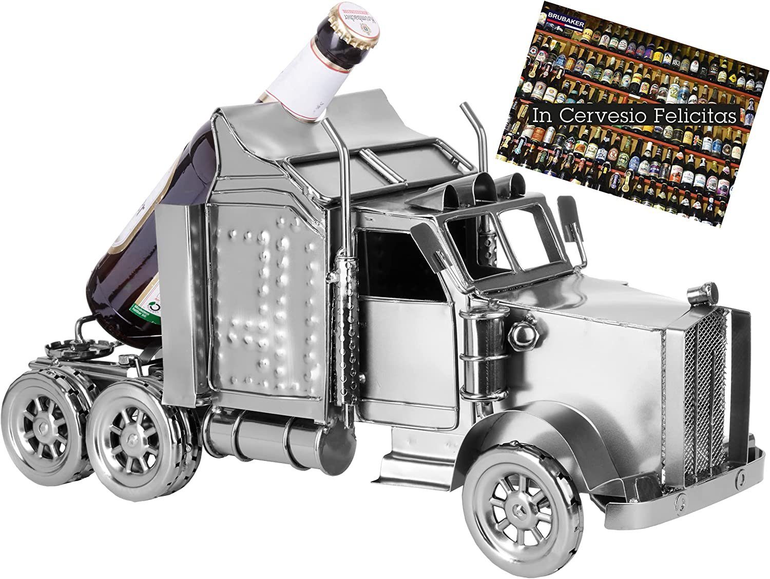 BRUBAKER Weinflaschenhalter Truck, (Bierflaschenhalter für Trucker günstig online kaufen