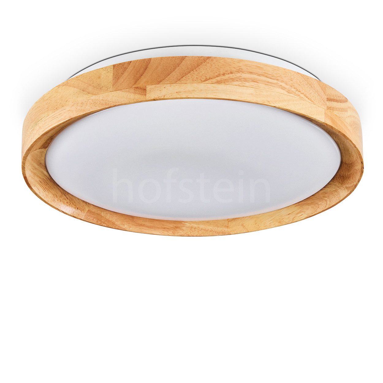 hofstein Deckenleuchte moderne Deckenlampe aus Metall/Bambus/Kunststoff in günstig online kaufen