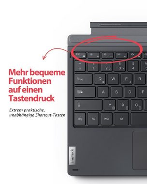 Inateck Tastatur für Surface Pro 7/7+/ 6/5/4 Tastatur mit Touchpad (Beleuchtete)