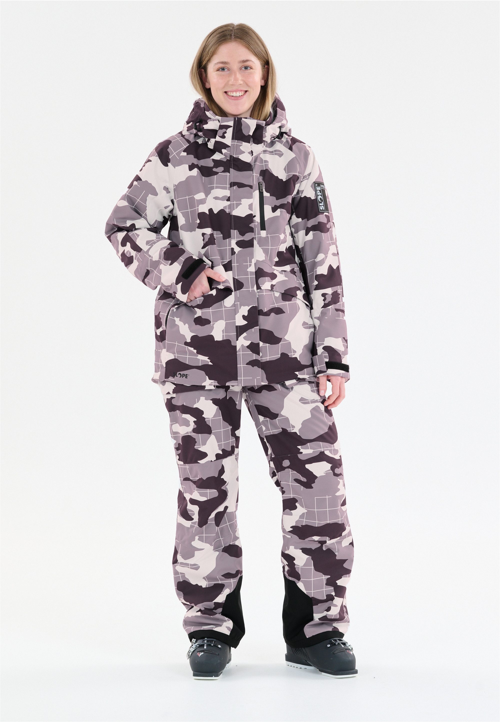 SLOPE Skijacke Kenai mit All-Over-Print und Top Ausstattung günstig online kaufen