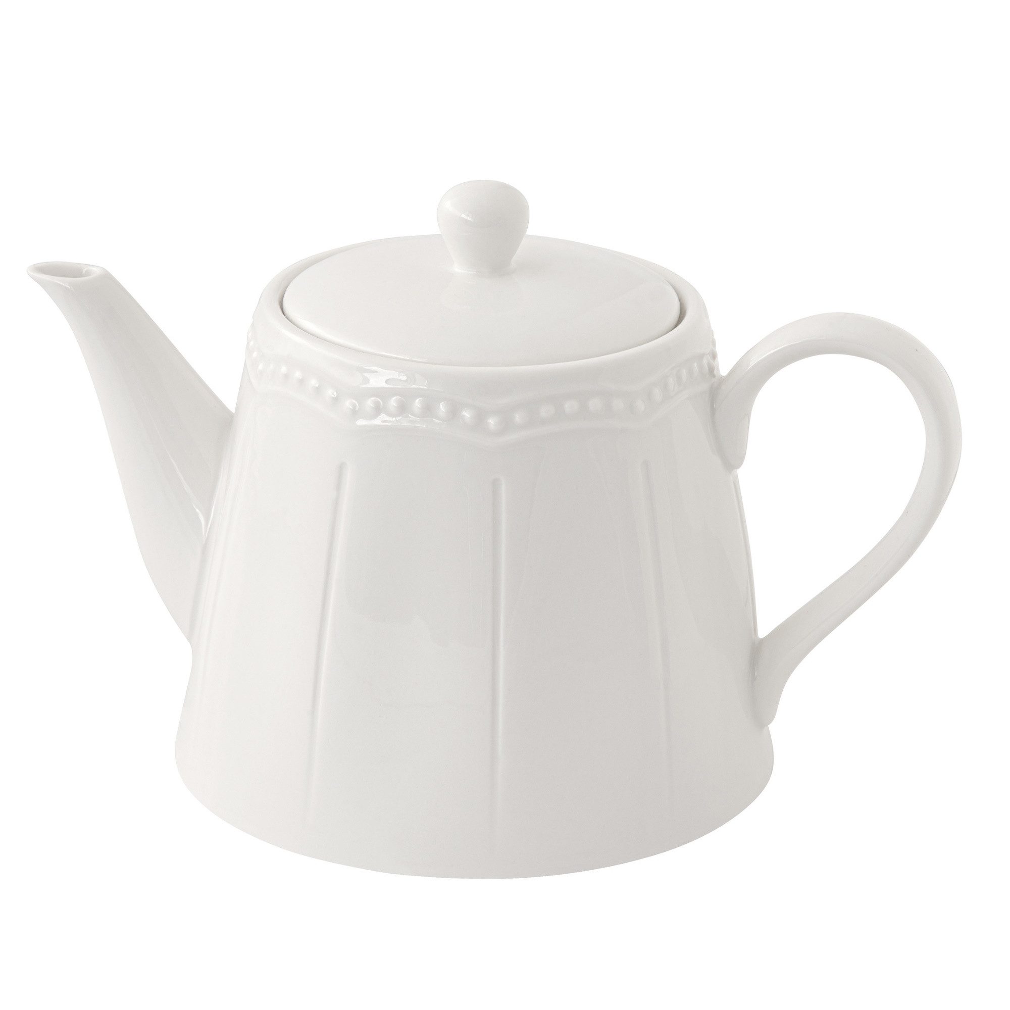 EasyLife Teekanne Elite, 850 l, Spülmaschinengeeignet, Weiß, Wellen, H: cm