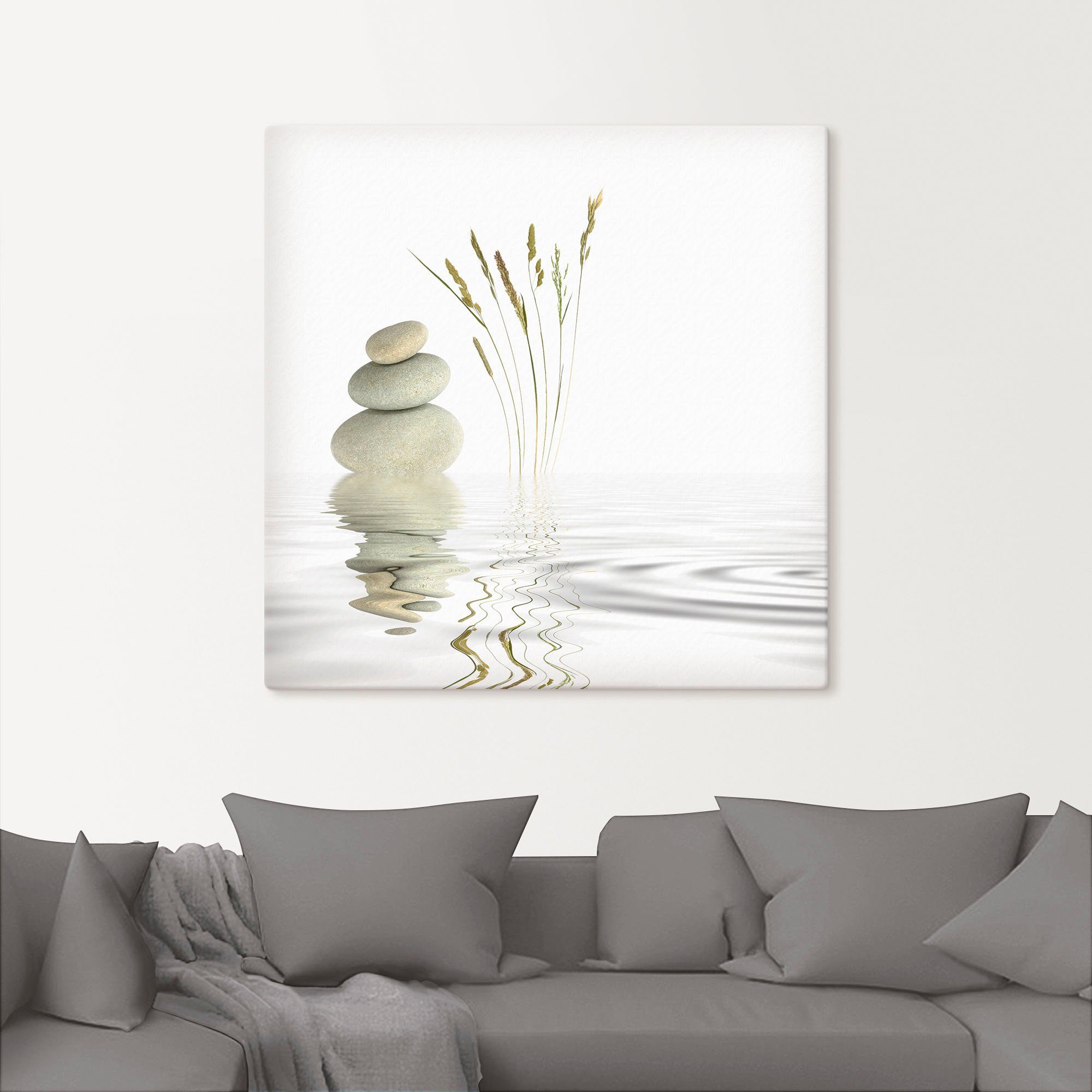 Artland Wandbild Zen Friede, Zen (1 St), als Alubild, Leinwandbild, Poster in verschied. Größen