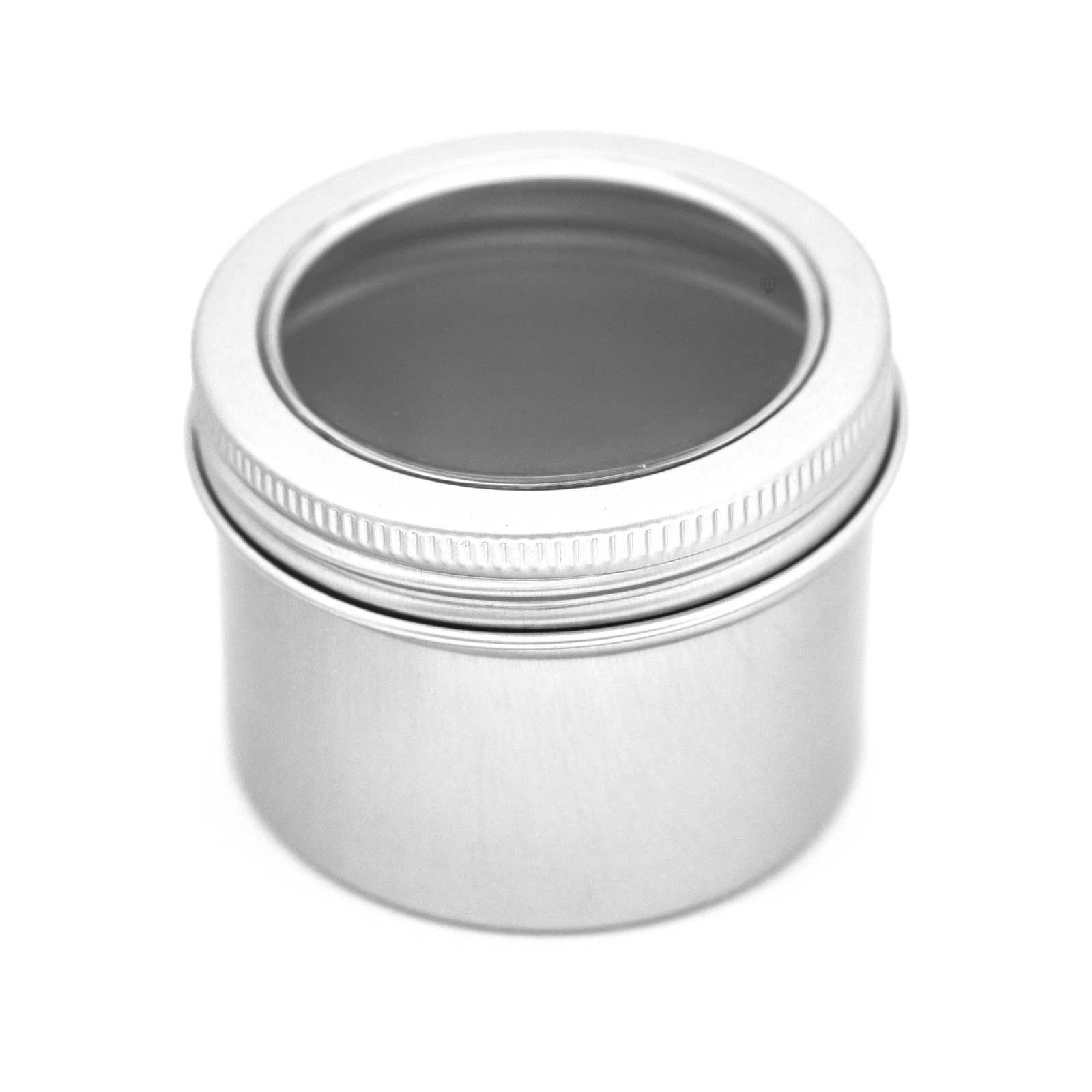 maDDma Dose 1 Dose aus Aluminium rund mit Deckel Metalldosen Behälter (Einzeln, 1 St), Rund