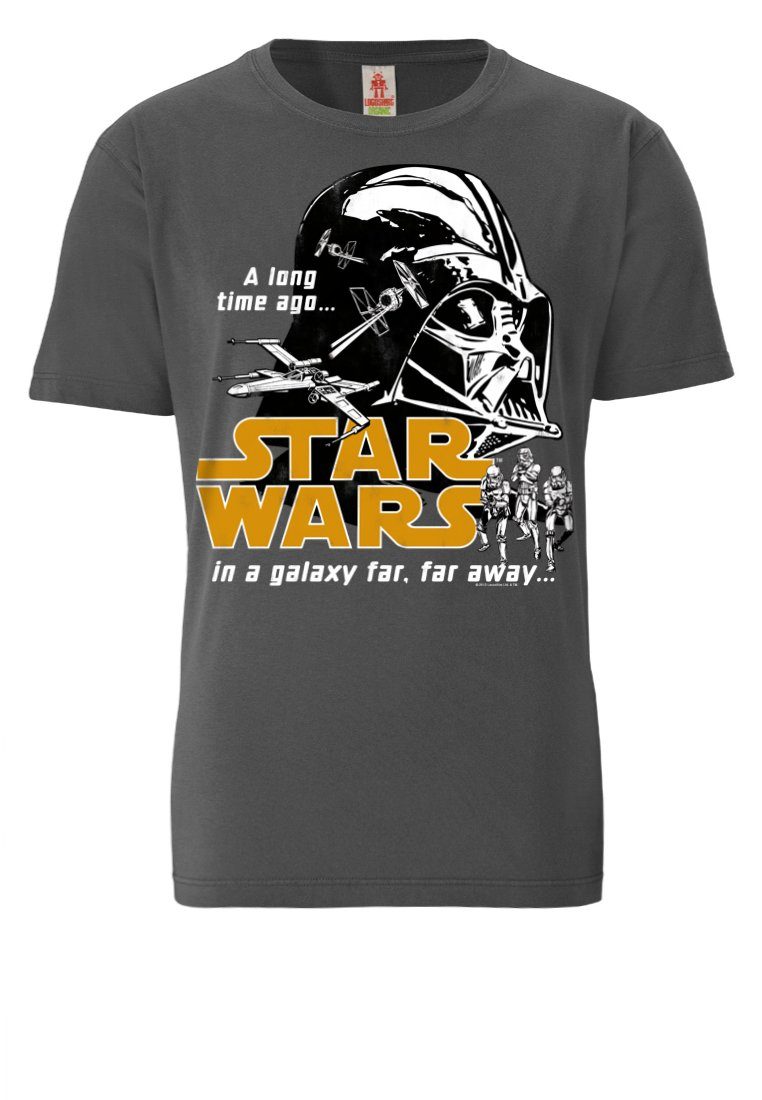 der Sterne kultigem Krieg T-Shirt Front-Print LOGOSHIRT mit