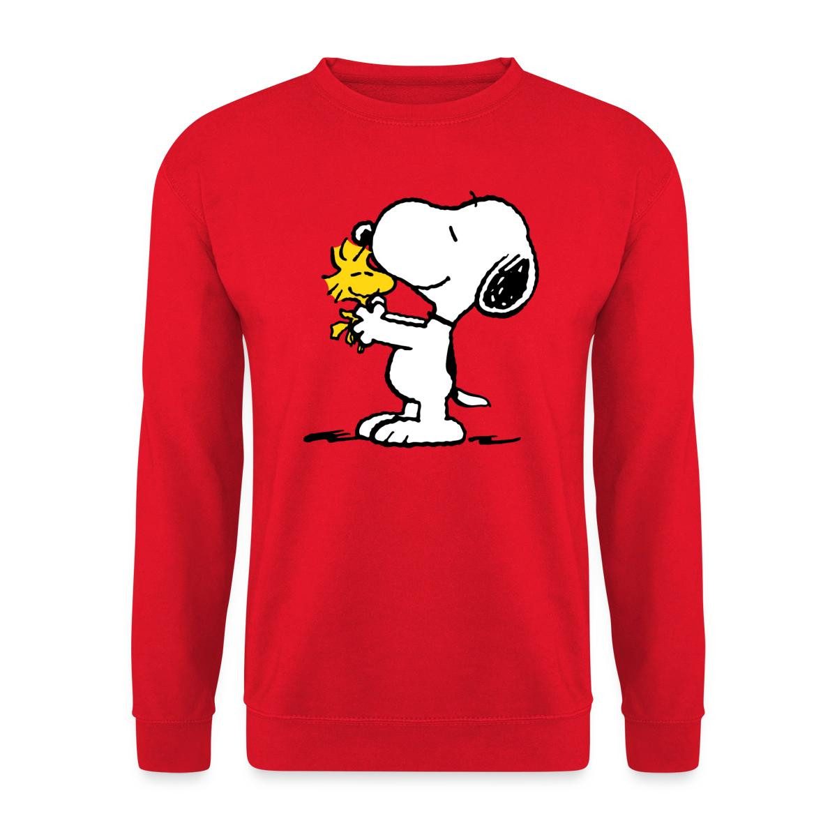 Spreadshirt Sweatshirt Peanuts Snoopy Und Woodstock Unisex Pullover (1-tlg)