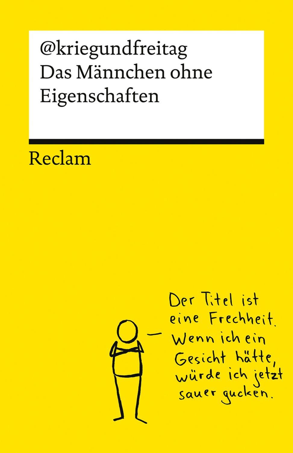 Das Männchen ohne Eigenschaften / @kriegundfreitag