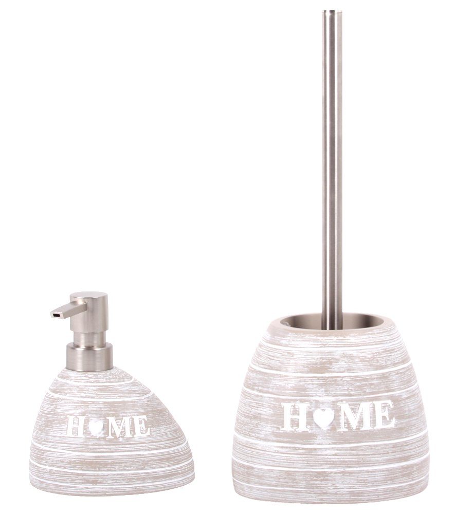 Sanilo Badaccessoire-Set Home, WC-Bürste und Seifenspender, günstig online kaufen
