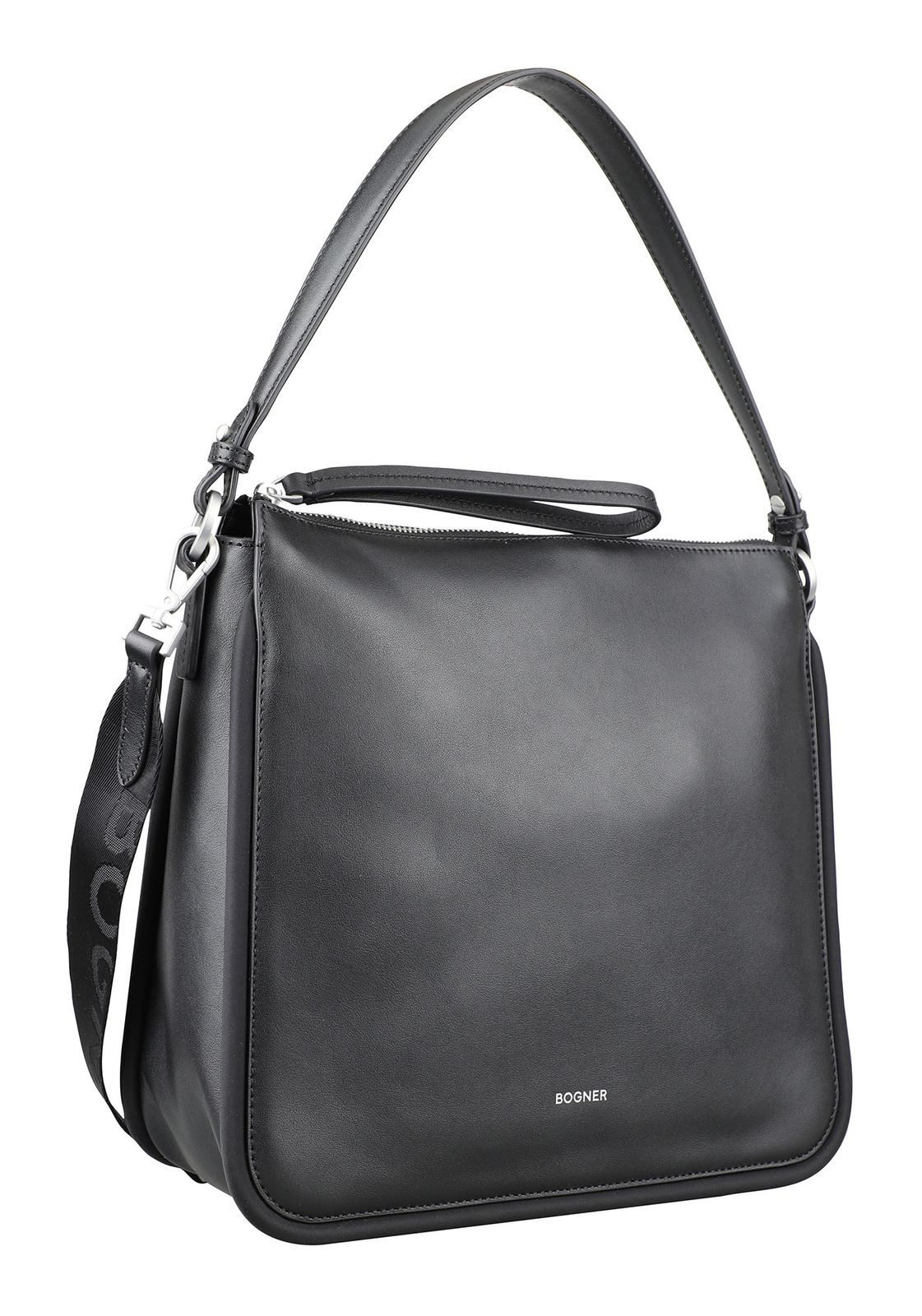 BOGNER Schultertasche Hobo Bag, aus echtem Rindsleder