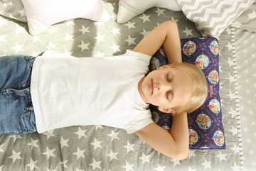 Nackenstützkissen Bibi & Tina, Technaxx, Füllung: Visco-Schaum, Bezug: Polyester, Rückenschläfer, Seitenschläfer, optimale Schlafkissen für Kinder ab 4 Jahren