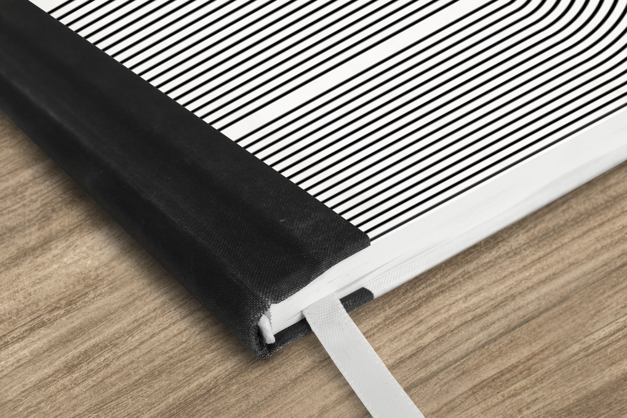 Thumbnail - MuchoWow Notizbuch Kunst - Minimalismus - Schwarz - Weiß, Notebook, Notizblock a5, Tagebuch, Journal Liniert