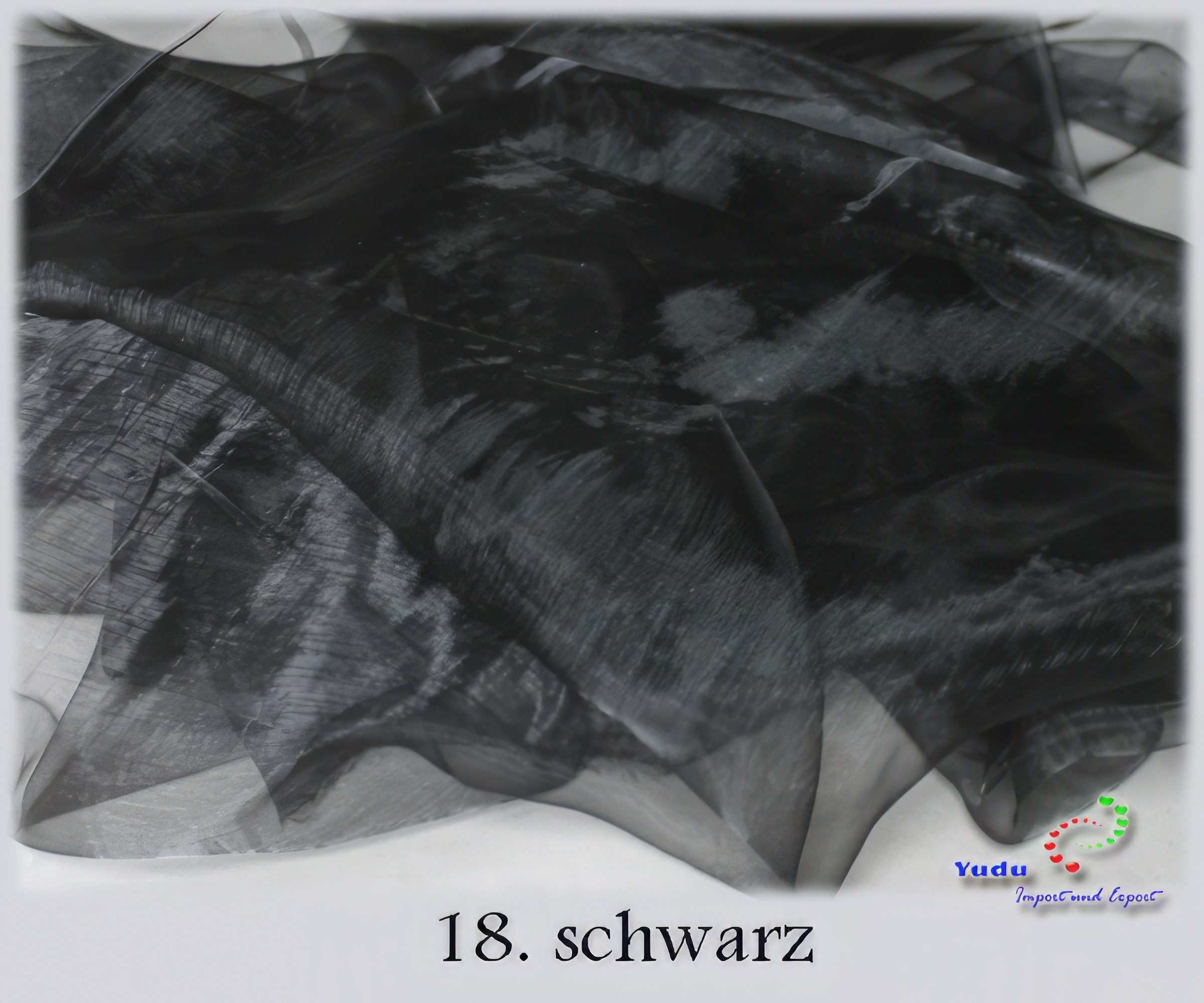 Yudu Stoff Organza Dekostoff Floristik duchsichtig 1,50M breite Kleidung