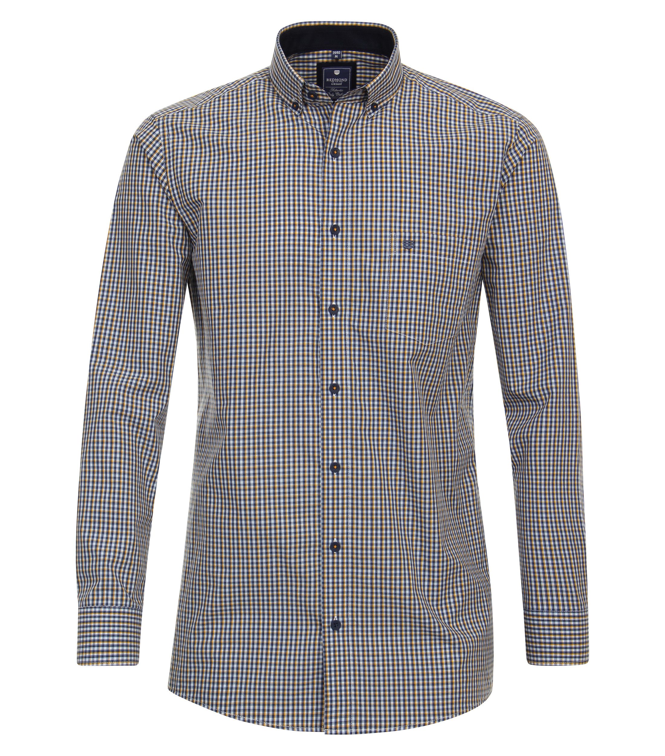 Langarmhemd kariert Comfort Fit