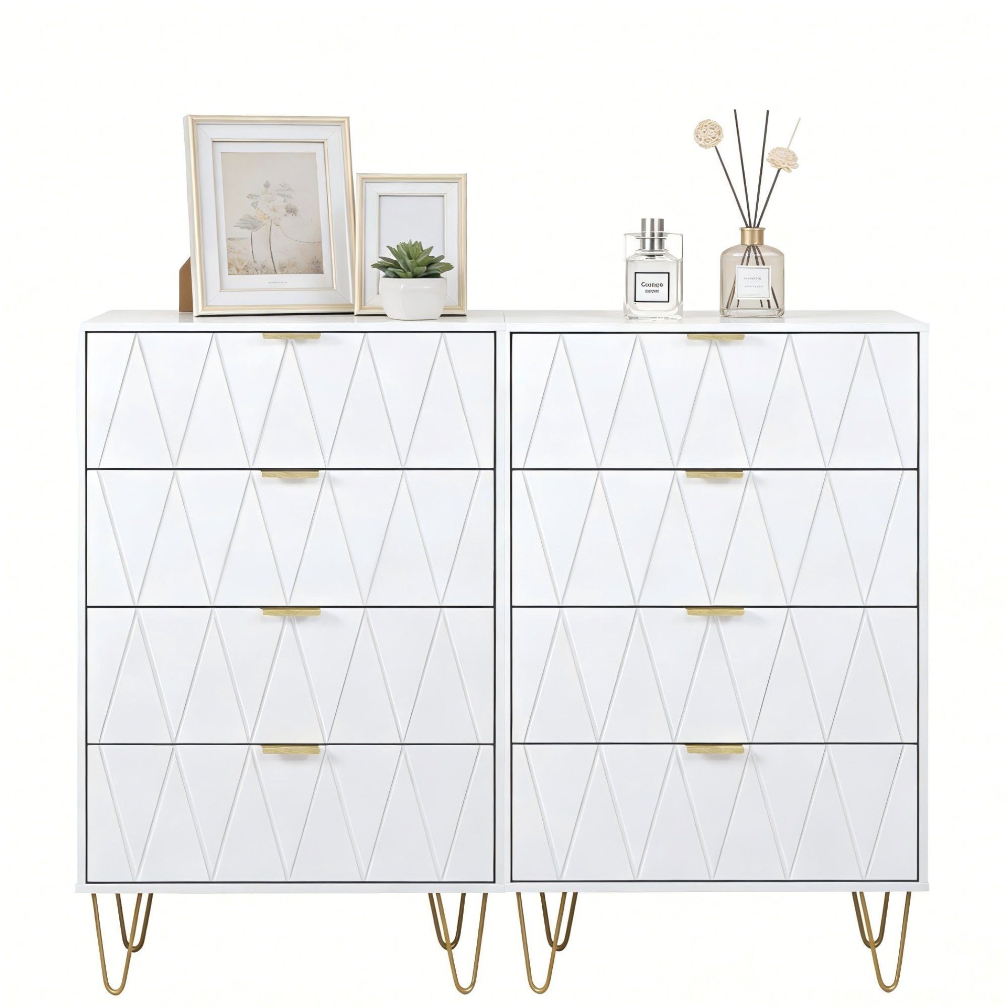 Kommode modern Sideboard schmal Mehrzweckschrank für Kleidung Dokumente