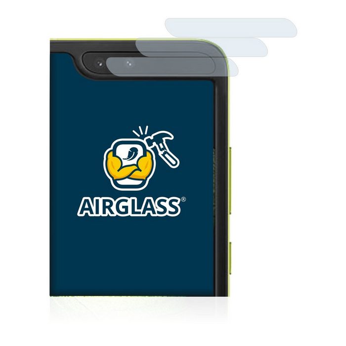 BROTECT flexible Panzerglasfolie für Samsung Galaxy Fold (Innere Kamera) Displayschutzglas 3 Stück Schutzglas Glasfolie klar