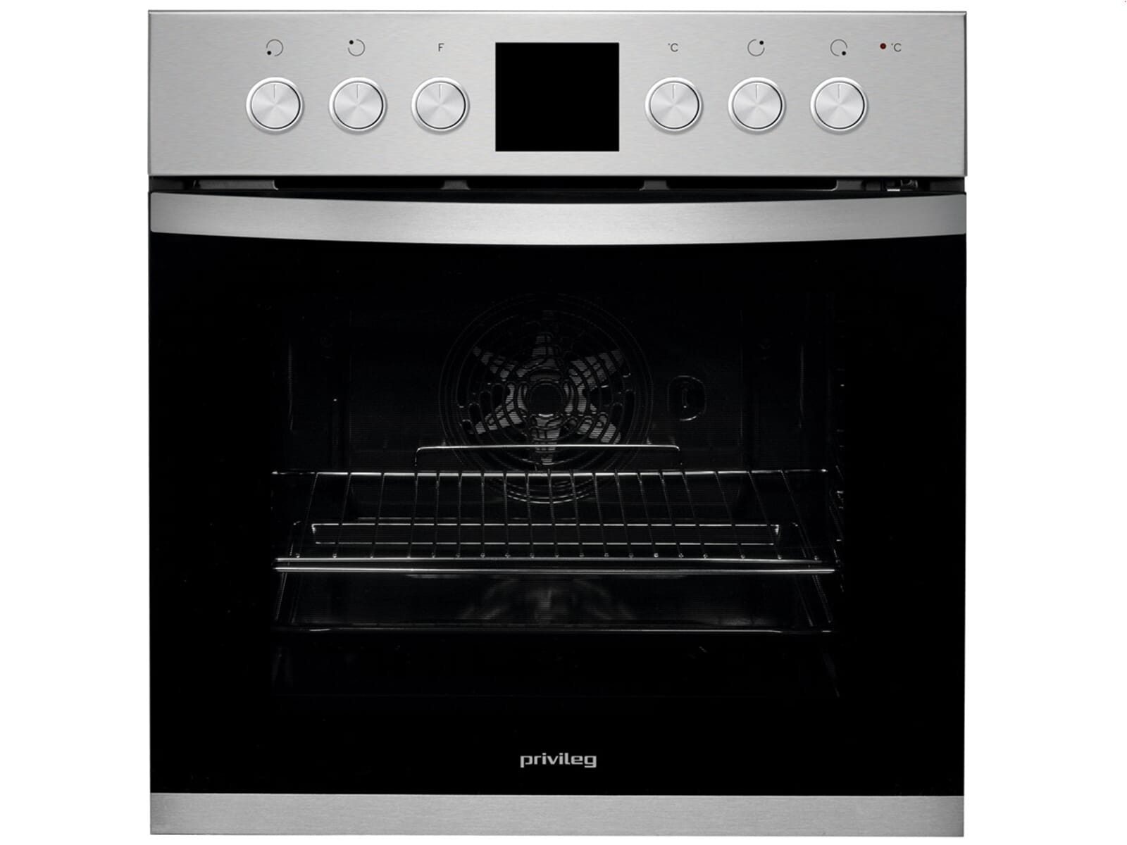 Privileg Elektro-Herd-Set, mit 2-fach Auszug, Reinigung mit Wasser / Dampf