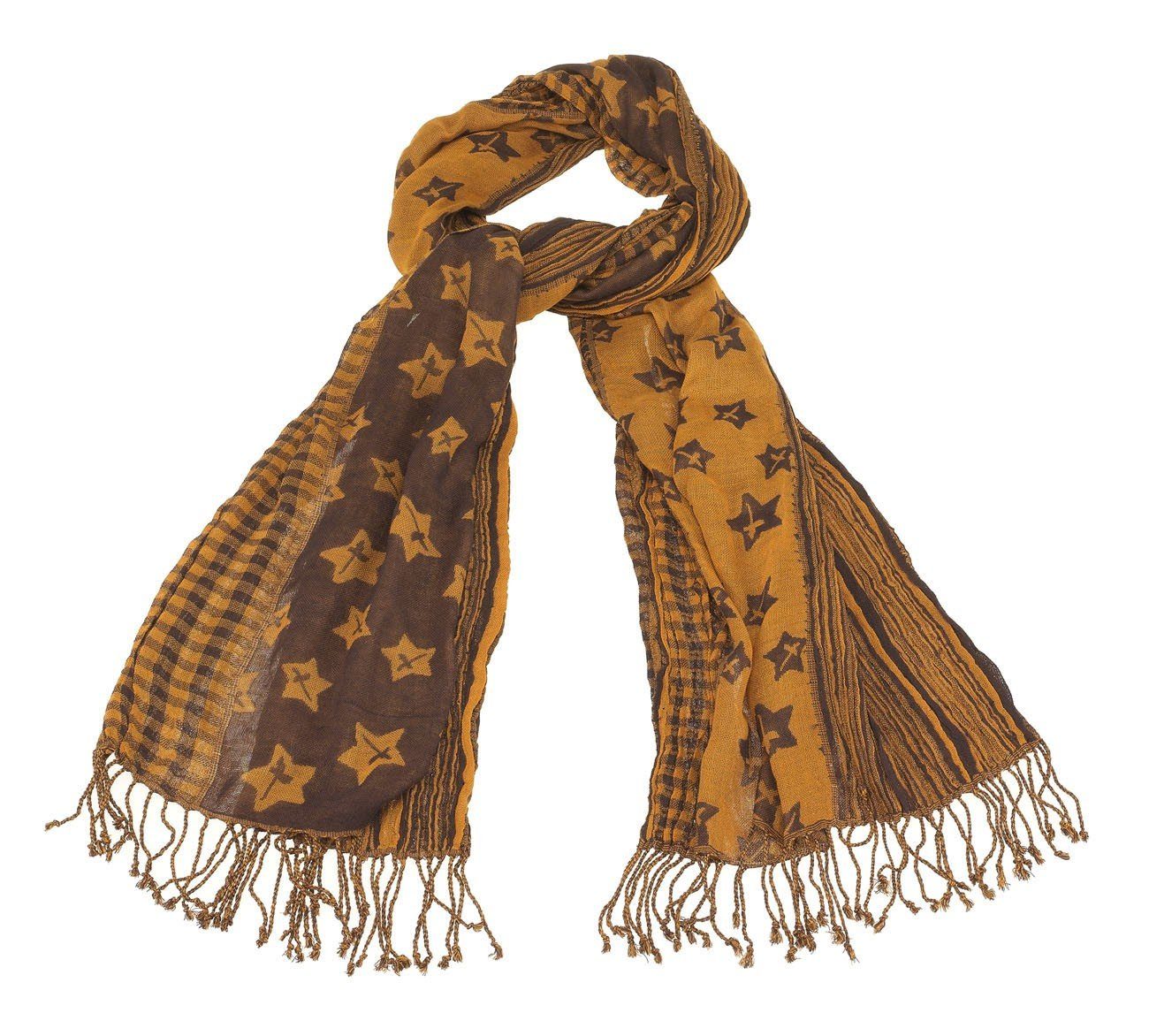 Tamaris Schal Tamaris Scarf, (Set, 1-St. 1-teilig), Damen Schal mit Fransen