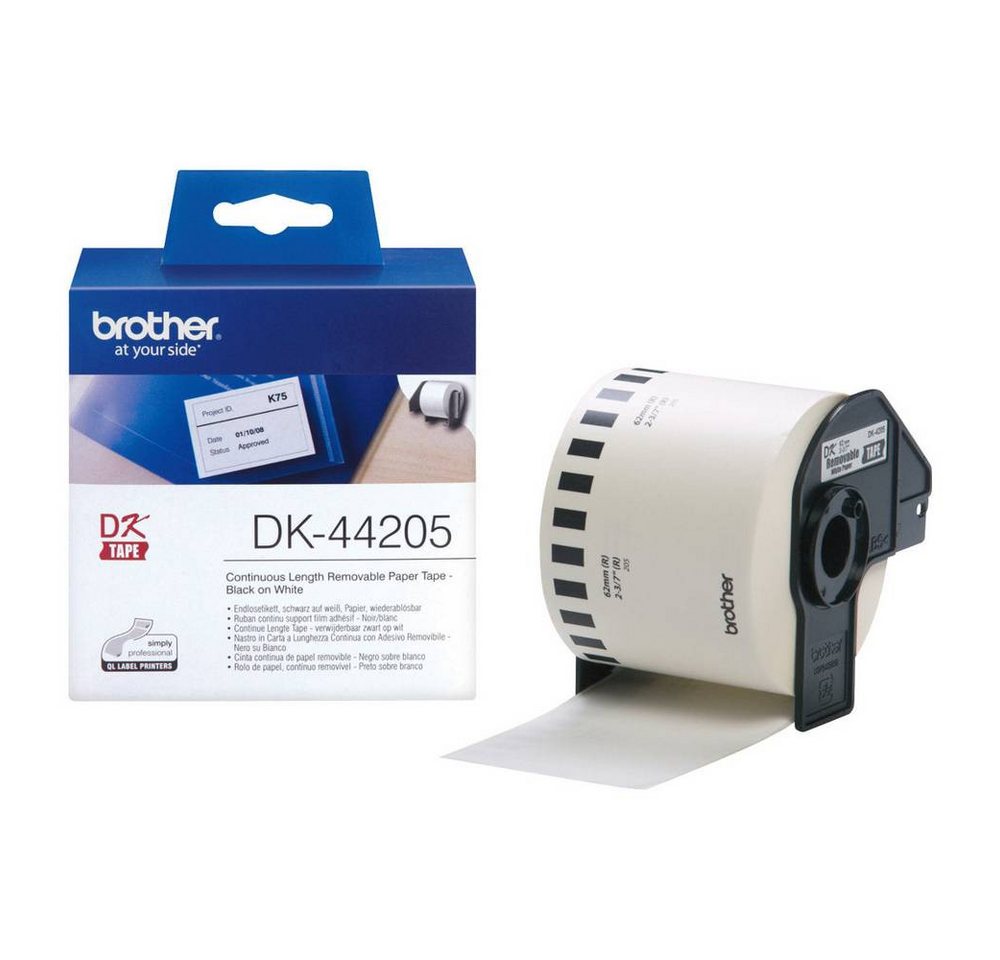 Thumbnail - Brother Etiketten Rollenetiketten Endlos,62 mm x 30.48 m
