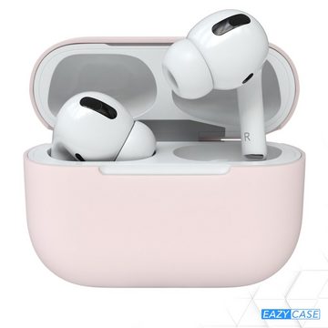 EAZY CASE Kopfhörer-Schutzhülle Silikon Hülle kompatibel mit Apple AirPods Pro, Schutzhülle Hülle für Airpods Cover Box Schutzhülle Fullcover Rosa