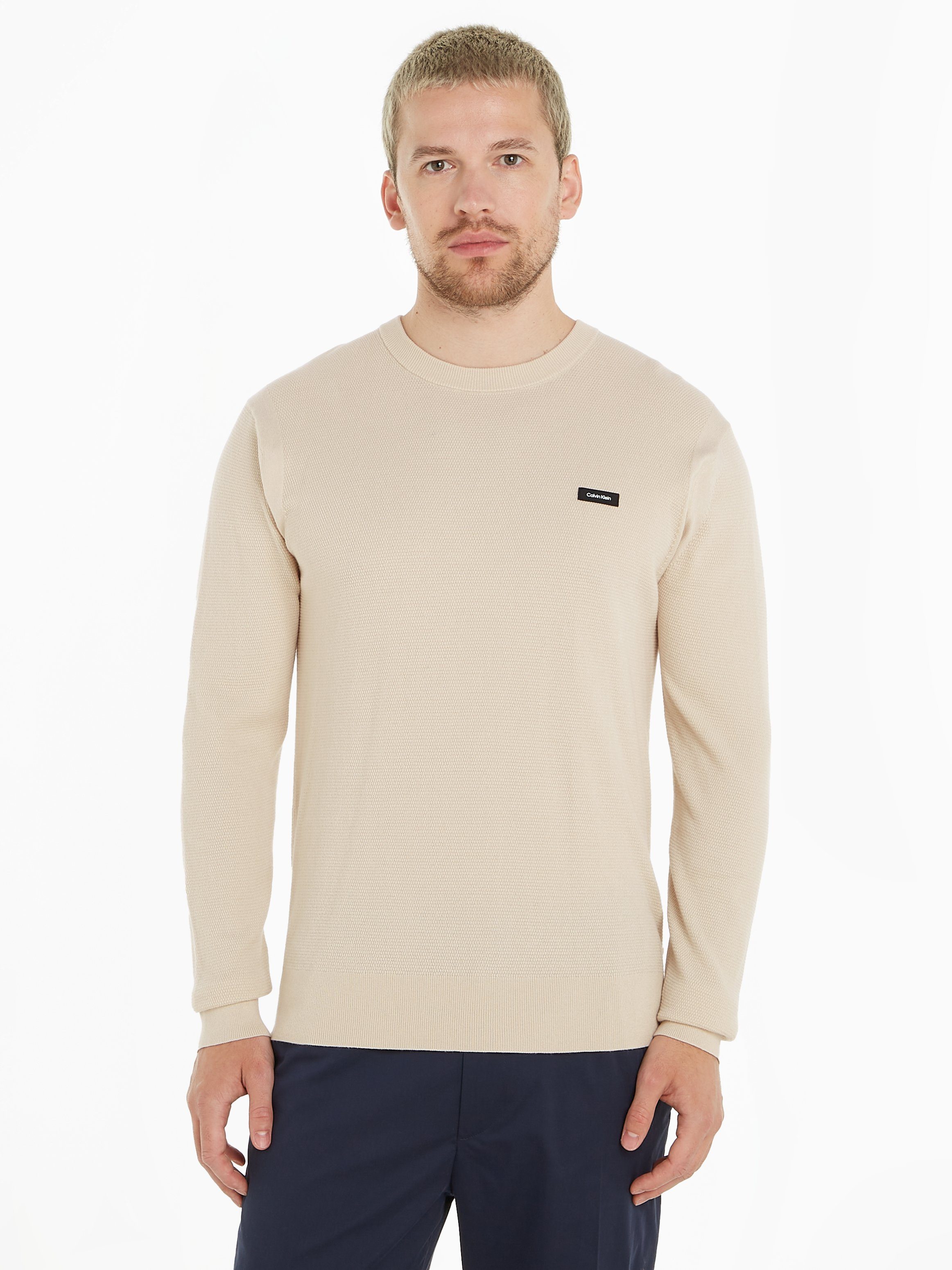 Rundhalspullover TEXTURED CN SWEATER