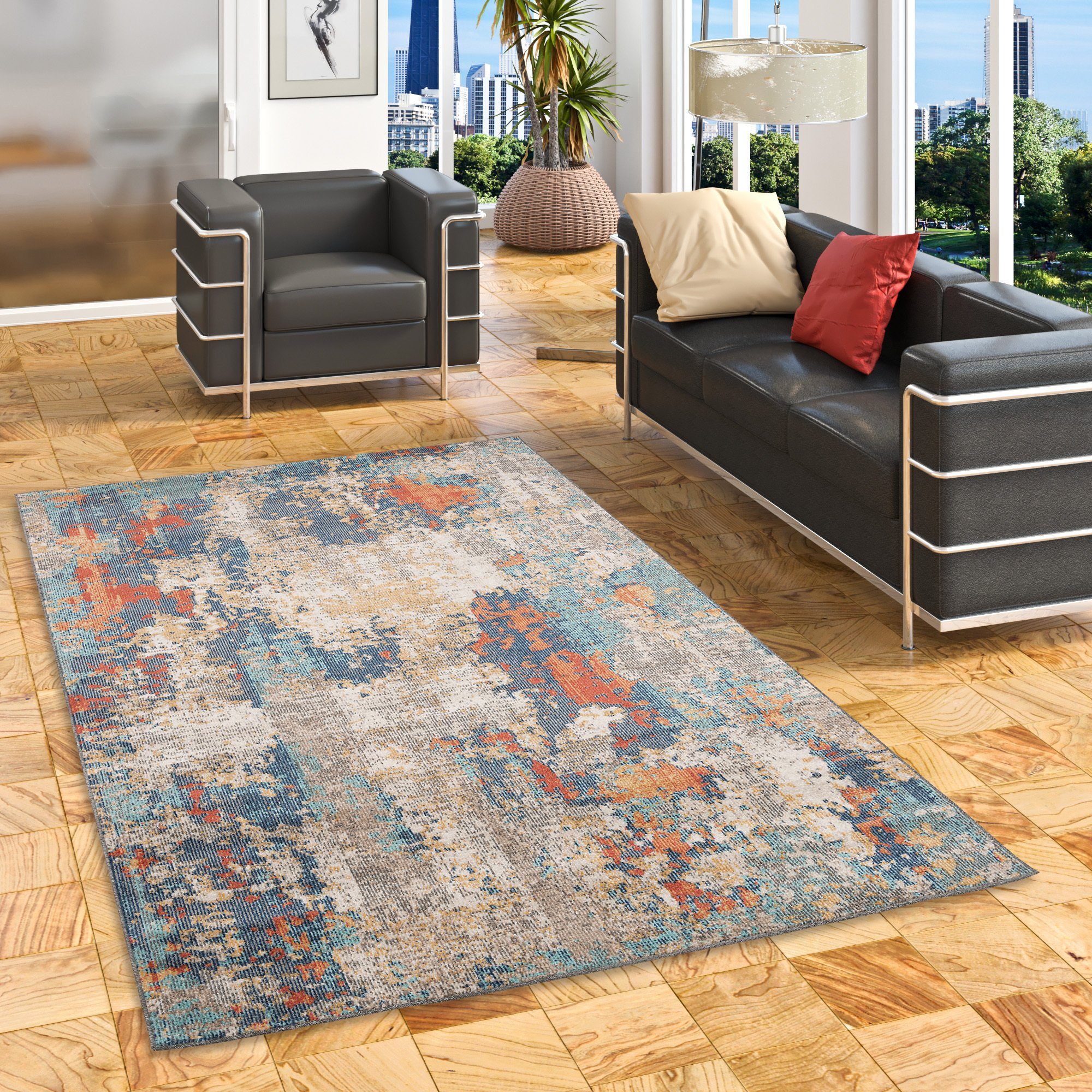 Pergamon Designteppich In- und Outdoor Designer günstig online kaufen