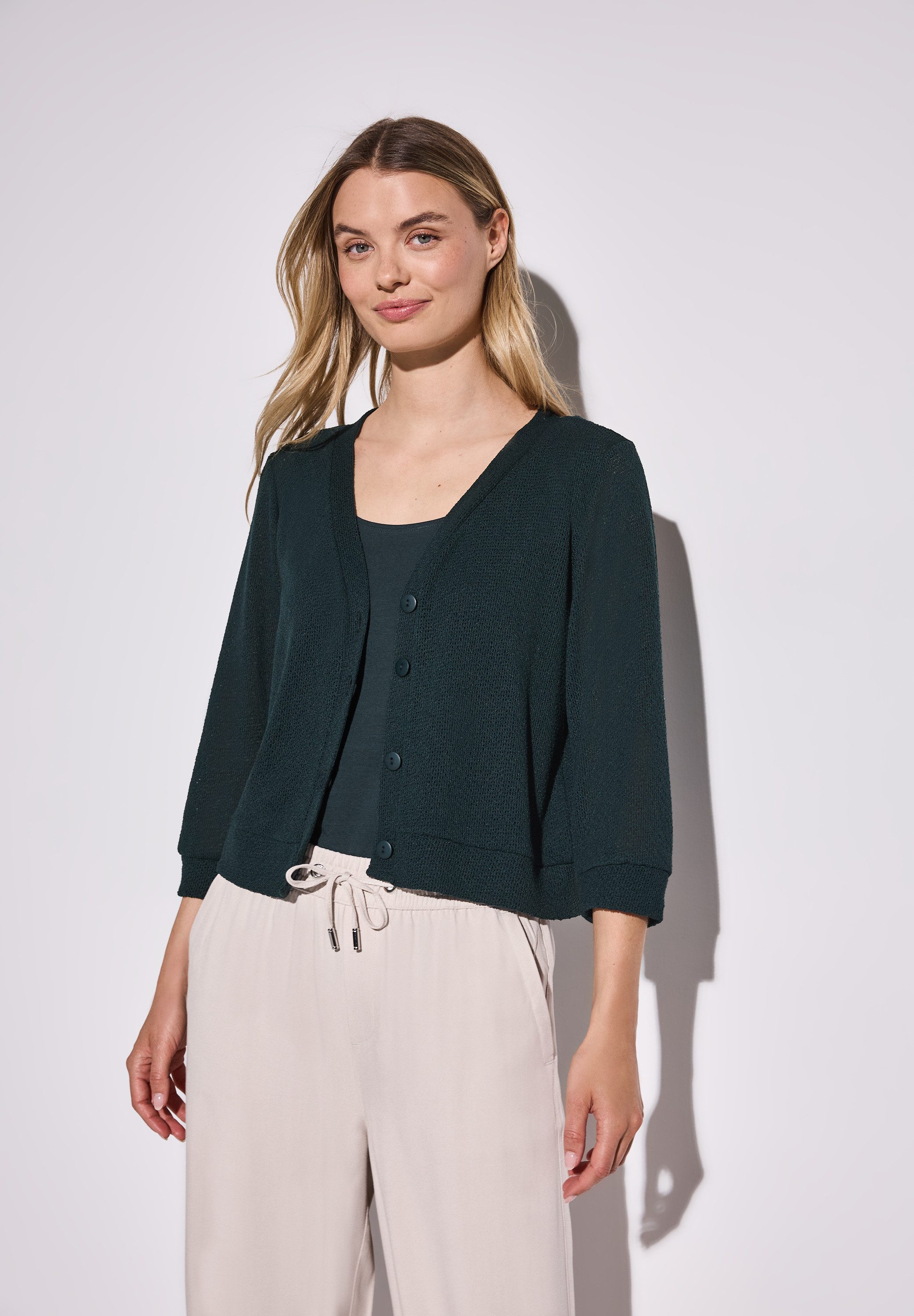 STREET ONE Cardigan mit Knopfleiste günstig online kaufen