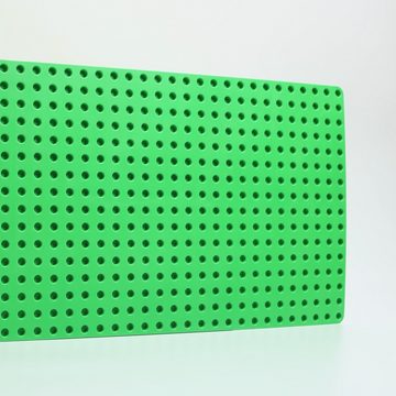 Katara Konstruktionsspielsteine Große Grundbauplatte, 32x16 Noppen, 51cm x 26cm, (1er Set), Dunkelgrün, 100% Kompatibel Sluban, Papimax, Q-Bricks, LEGO® Duplo