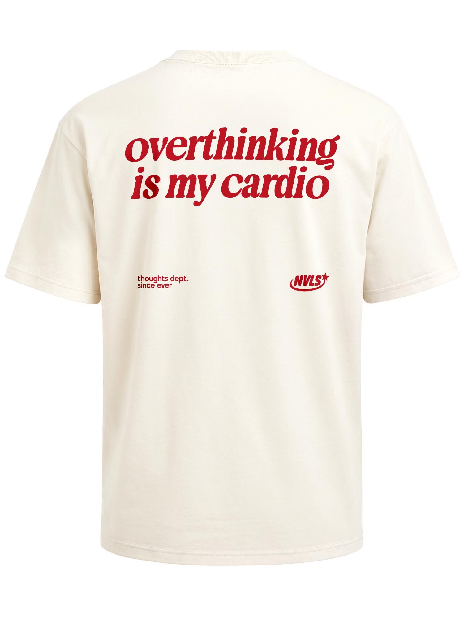 Neverless Oversize-Shirt Herren T-Shirt - Overthinking - Oversized Relaxed Fit Printshirt mit Print
