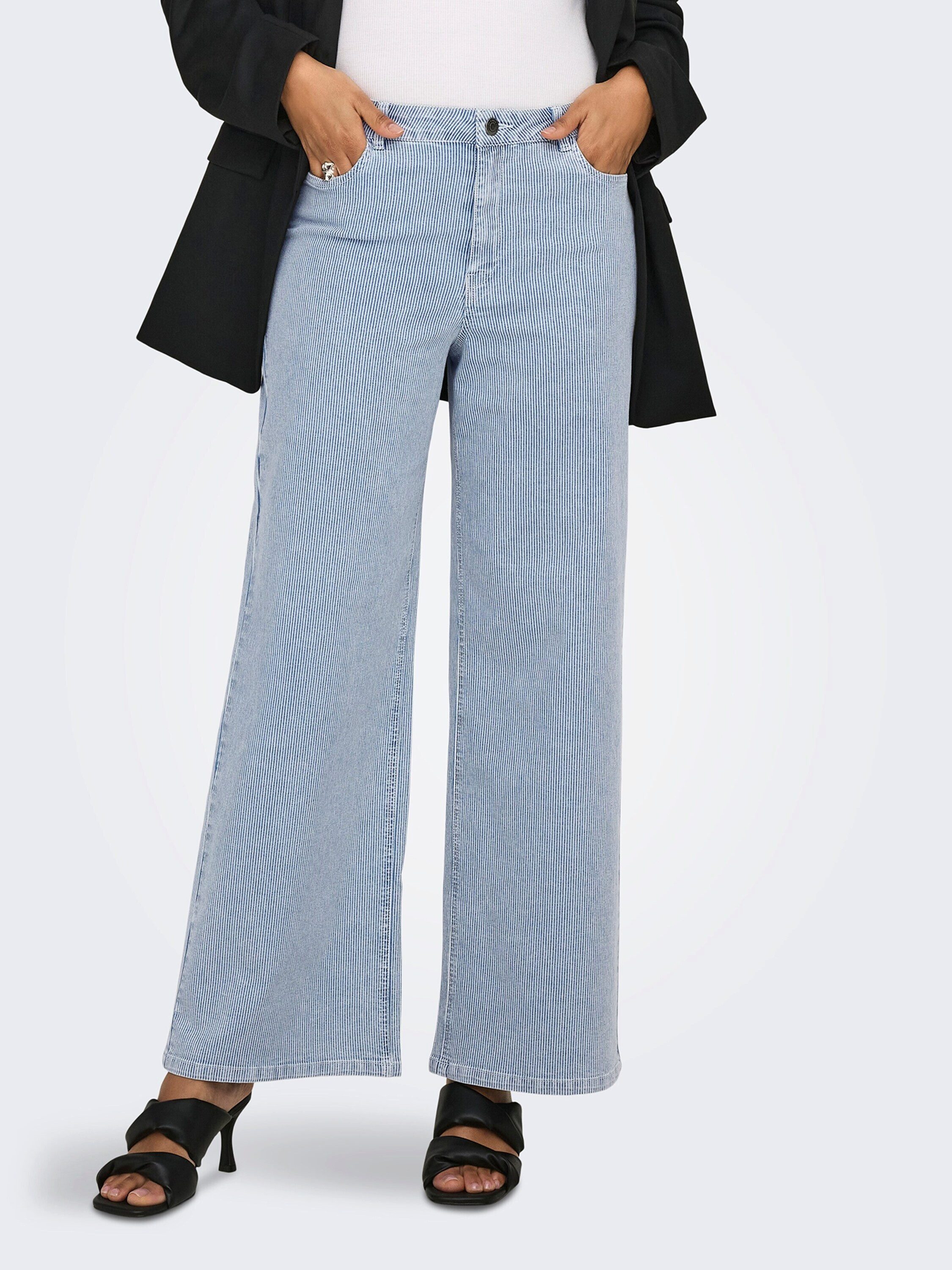 ONLY Stoffhose ONLRINE (1-tlg) Plain/ohne Details