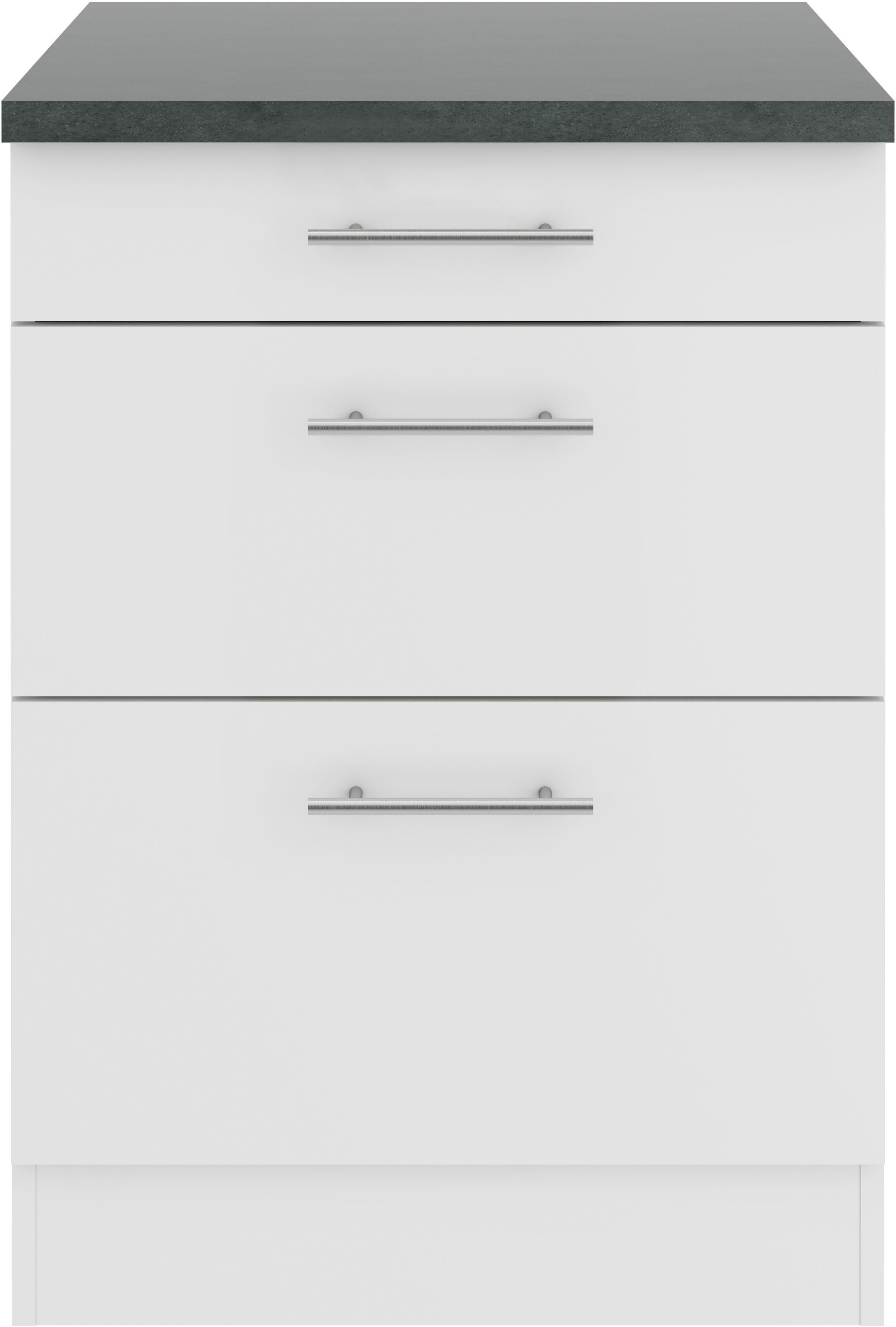 OPTIFIT Unterschrank Bella Breite 60 cm, 2 Auszüge, 1 Schubkasten