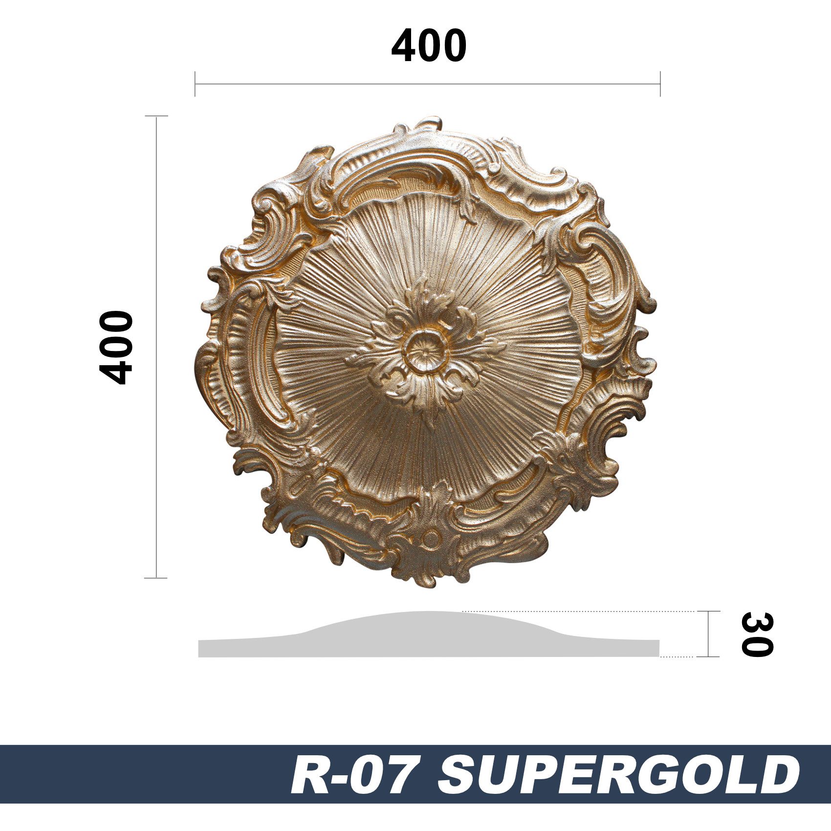 marbet design Wanddekoobjekt R-07 Super Gold günstig online kaufen