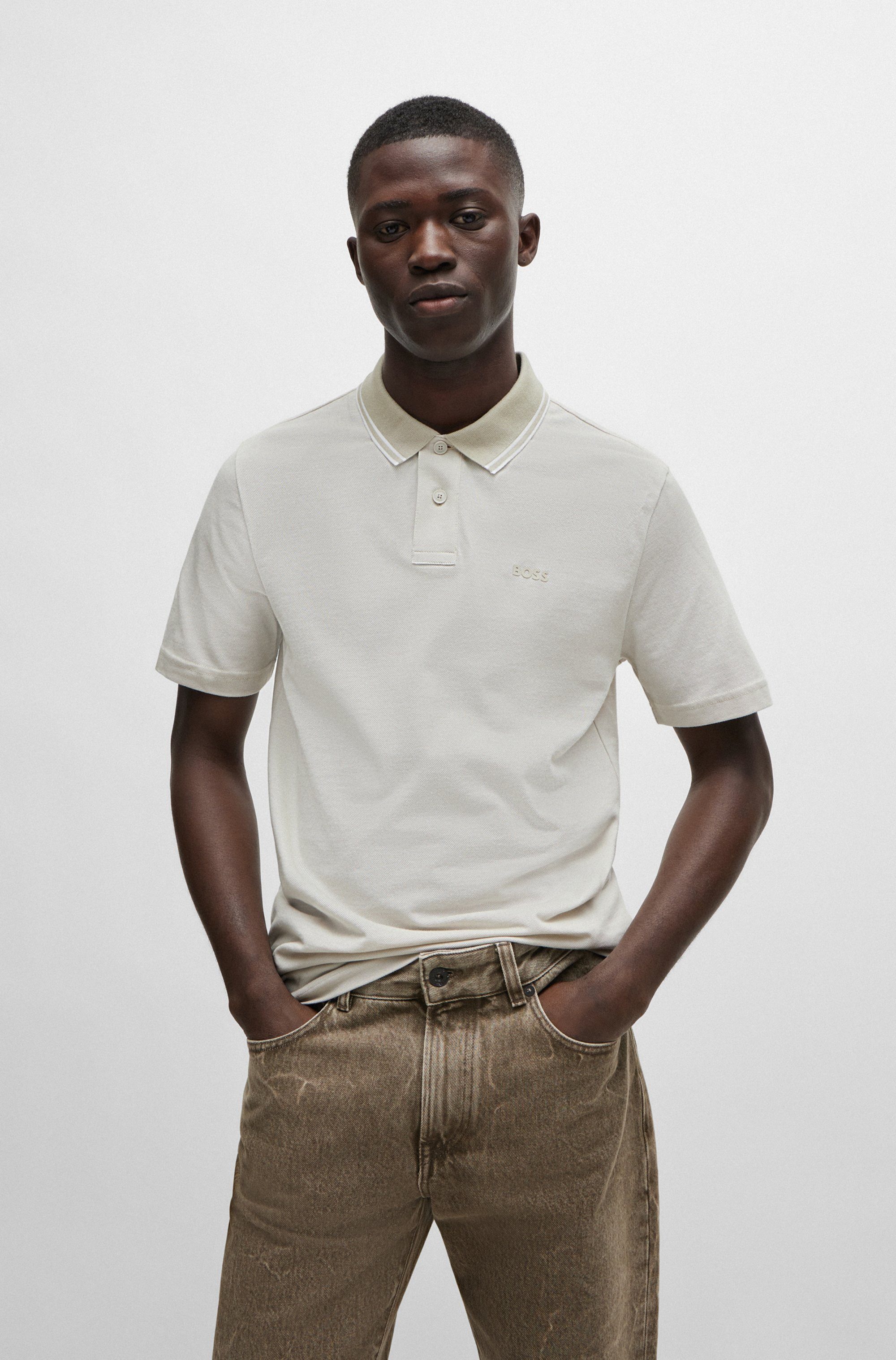BOSS ORANGE Poloshirt PeoxfordNew mit Polokragen günstig online kaufen
