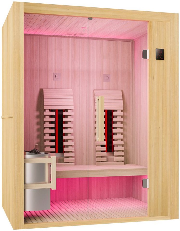 Thumbnail - Sanotechnik Infrarotkabine ALASKA, BxTxH: 160 x 110 x 200 cm, & Sauna, 2 in 1