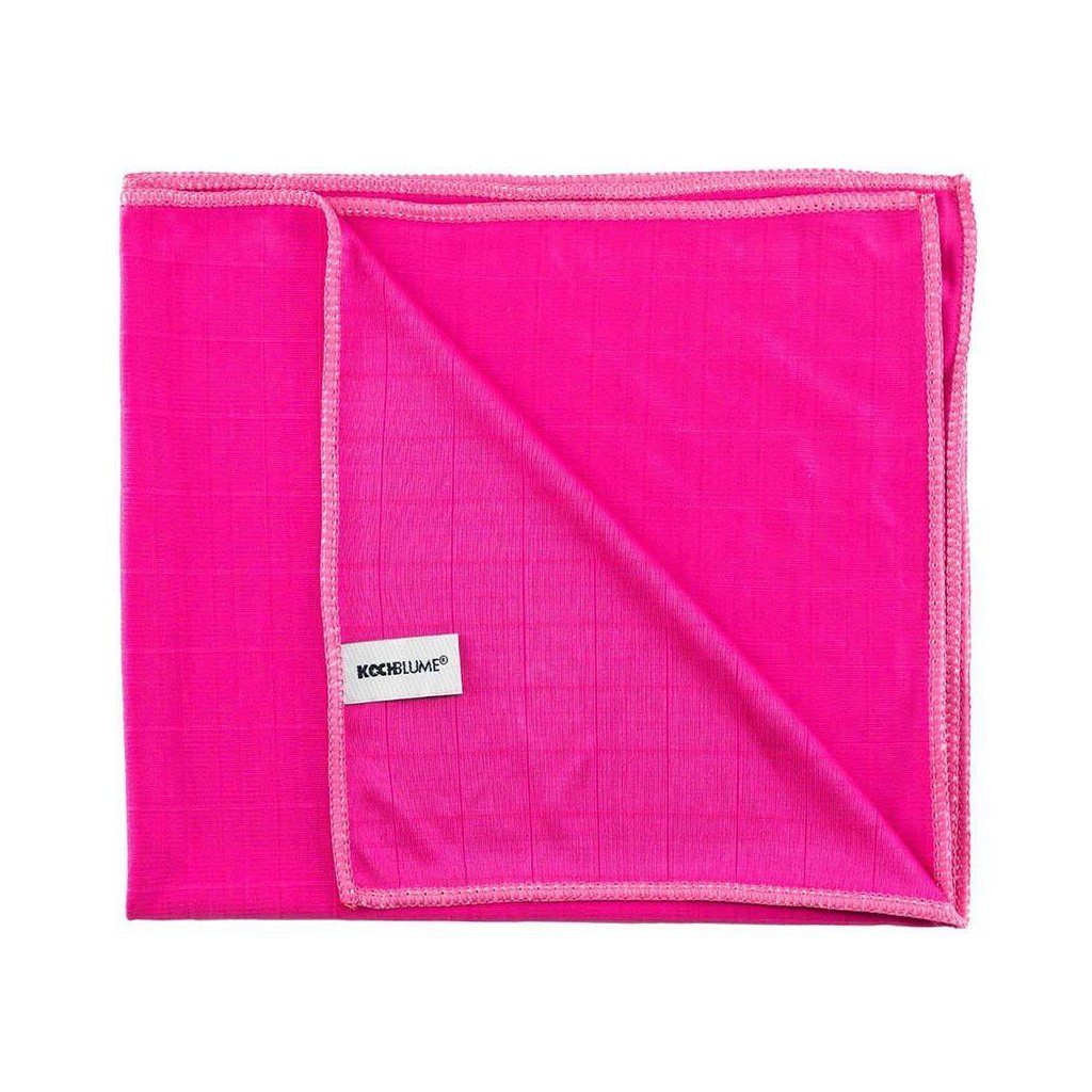 Kochblume Geschirrtuch x 280g/qm Poliertuch pink Qualität 50 cm, 60