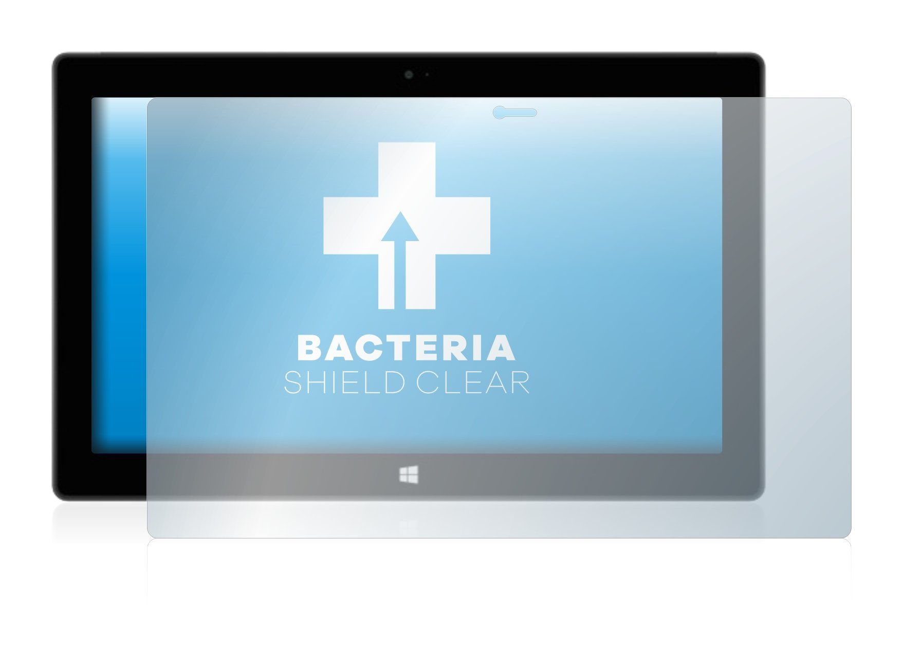 upscreen »Schutzfolie« für Microsoft Surface Pro 2, Displayschutzfolie,  Folie Premium klar antibakteriell
