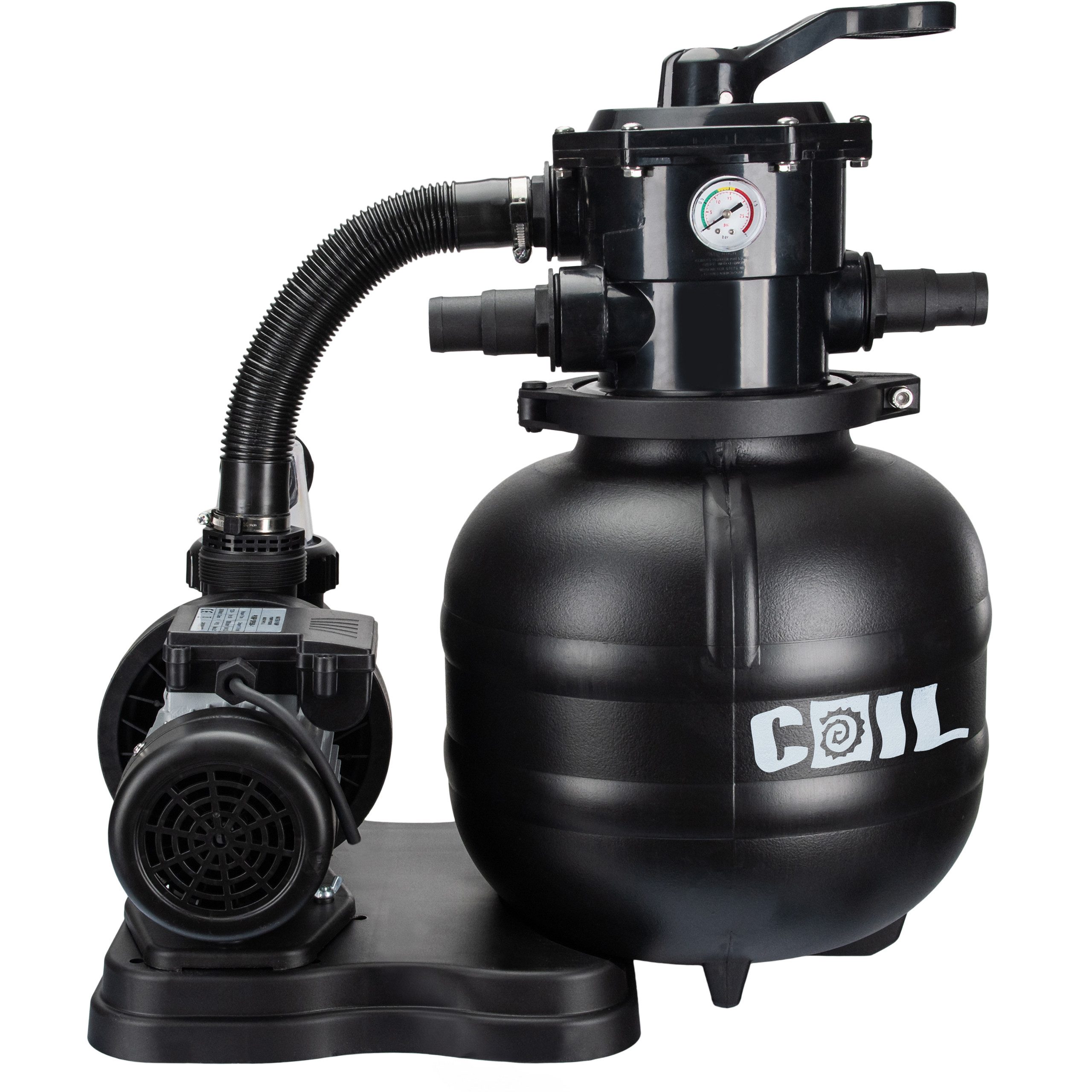 Thumbnail - COIL Pool-Filterpumpe Sandpumpe,Sandfilter für schwimmbäder, Filterpumpe, (Pumpenleistung: 6000/7000/10000/19000 l/h), S...