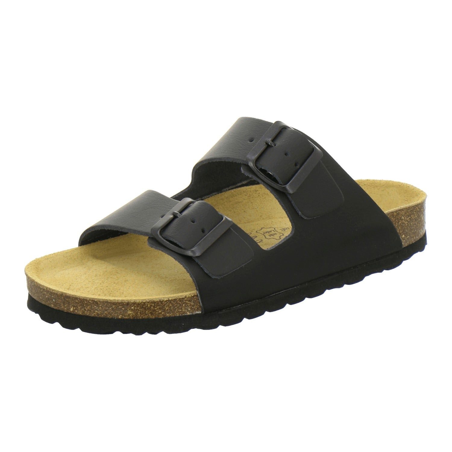 AFS-Schuhe Damen Zweischnaller Pantolette aus Glattleder mit Fußbett, Made in Germany