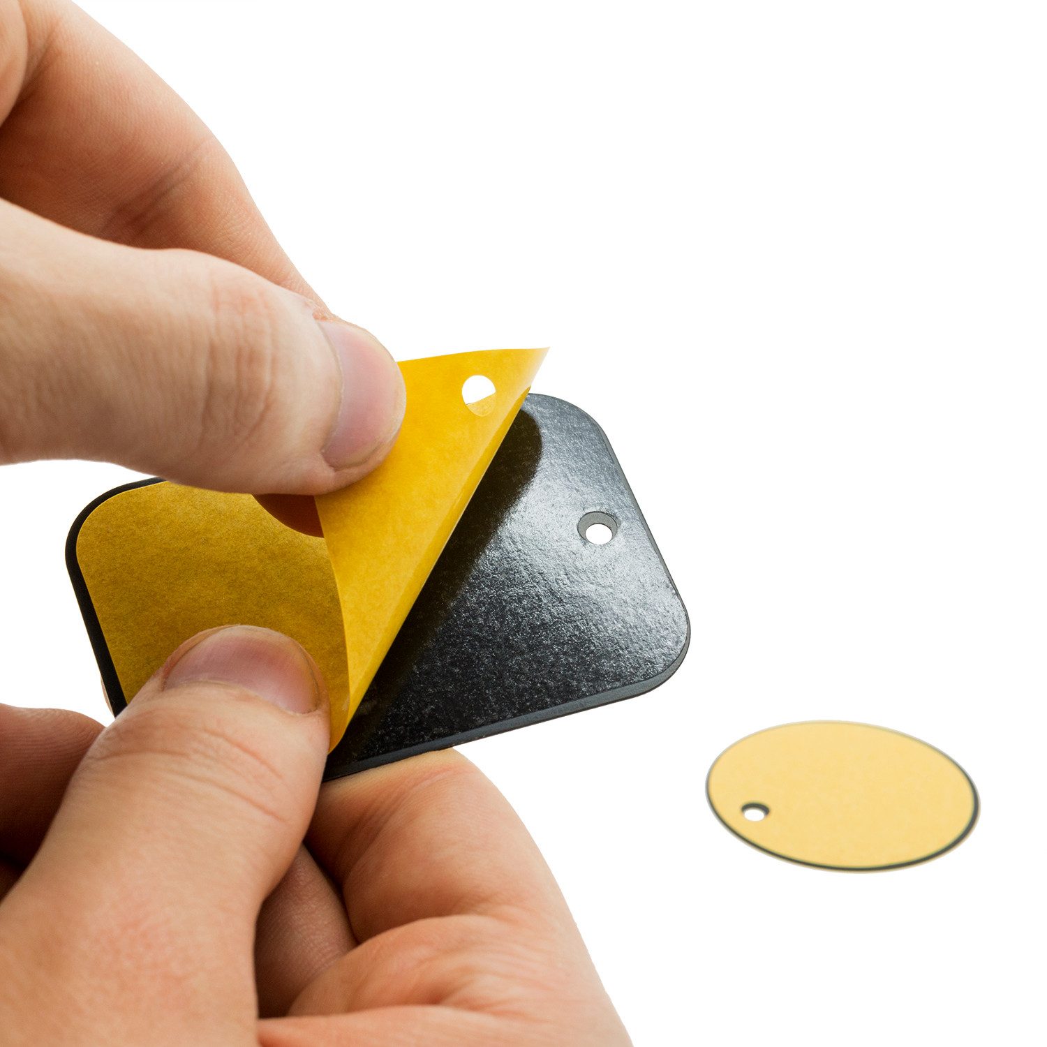 Mobilefox Smartphone-Halterung 2er Set Metall Platten Ersatzteile Universal Magnetisch KFZ Halterung