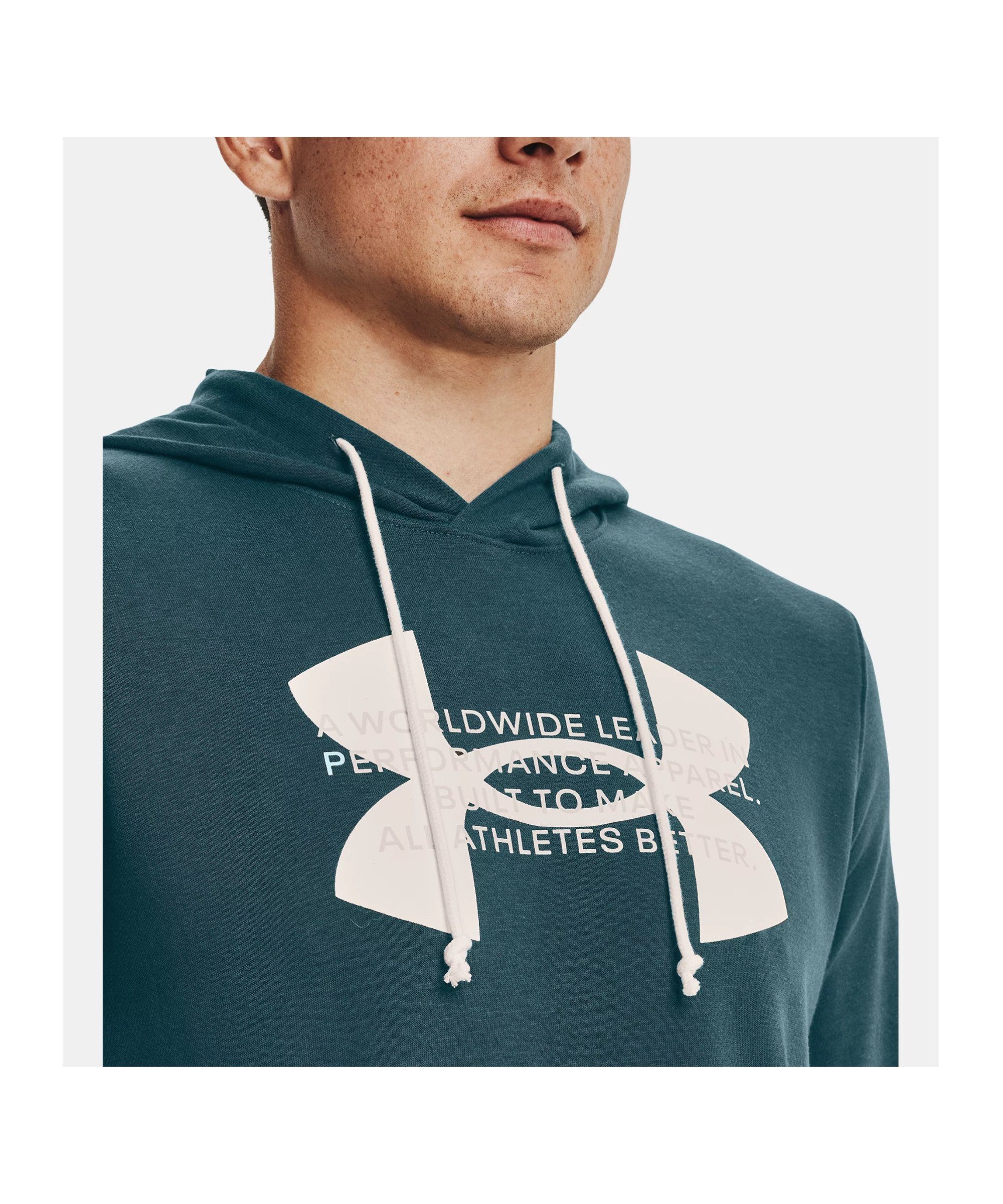 Hoody Terry Logo Under Sweater Armour® Rival gruen