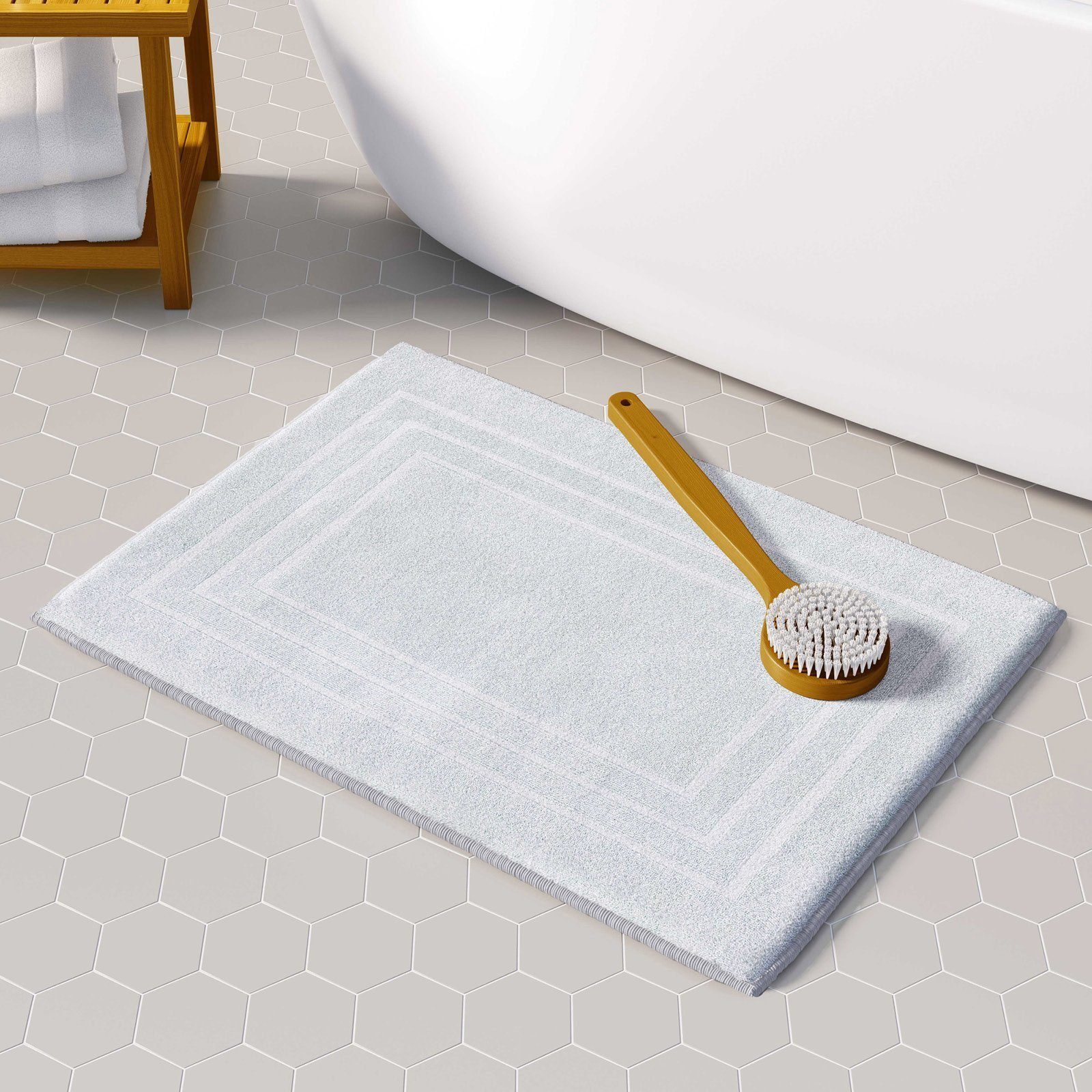 CLASS HOME COLLECTION Duschmatte 2er-Pack Frottee günstig online kaufen