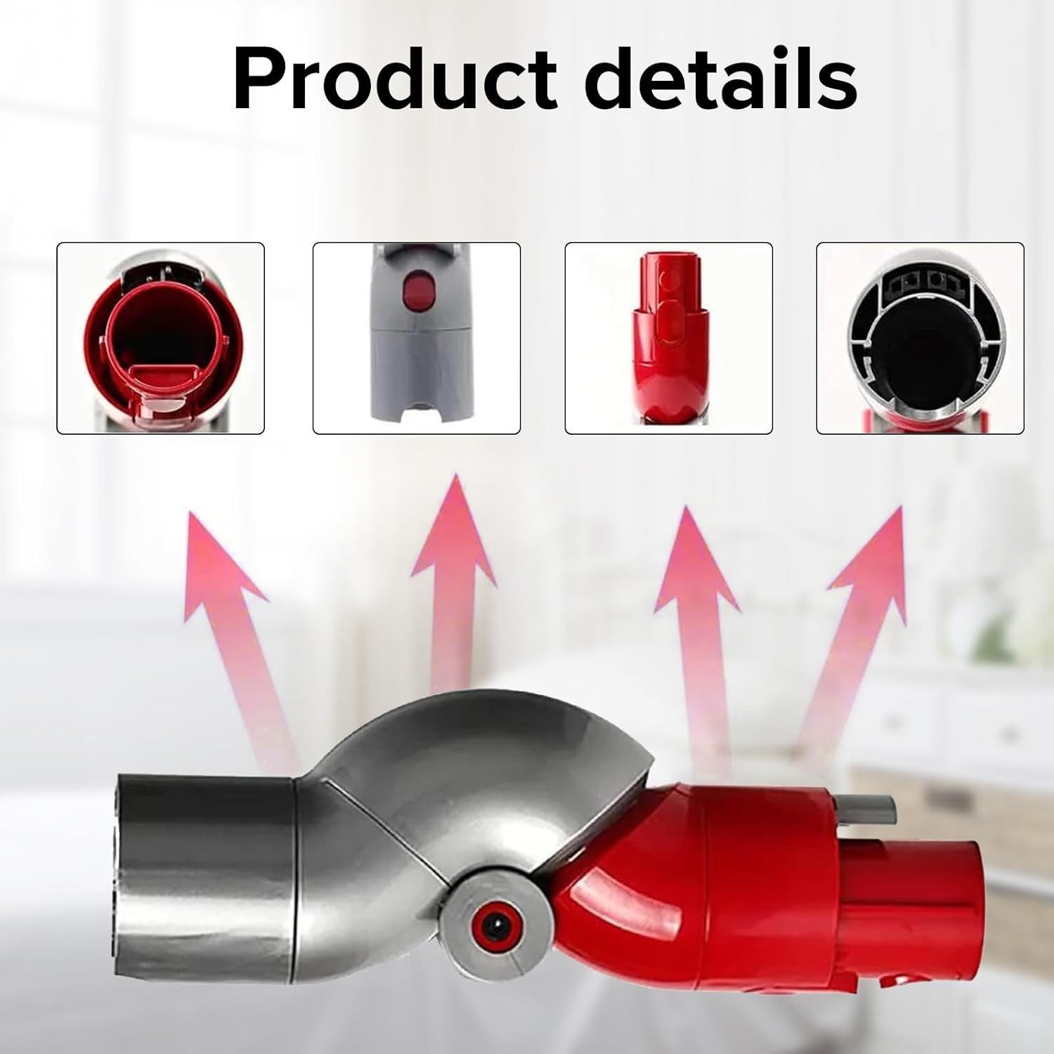 FELIXLEO Staubsaugerrohr-Adapter Schnellauslöse-Adapter für Dyson V7, V10, V11
