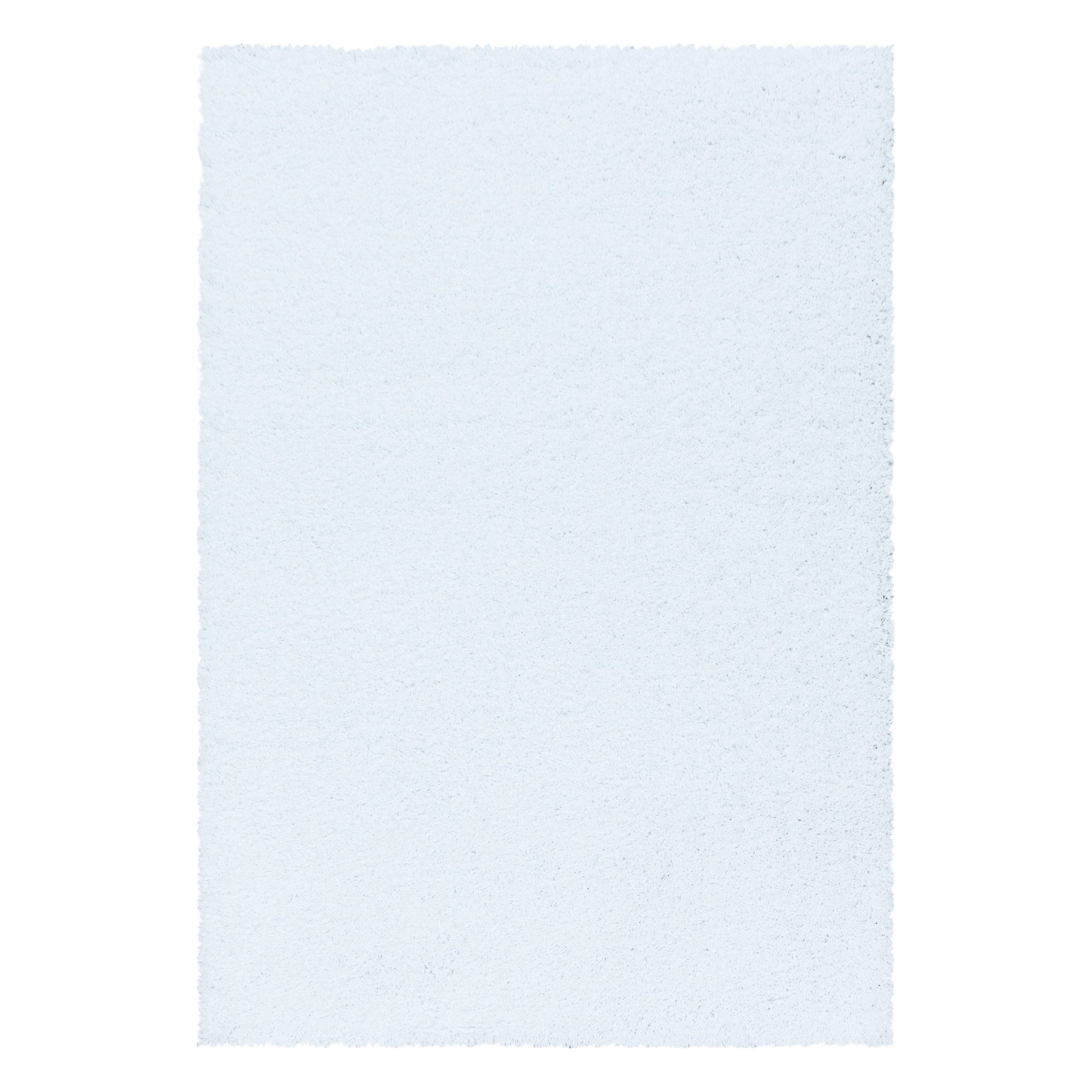 Teppium Teppich Unicolor - Einfarbig, Rechteckig, Höhe: 30 mm, Einfarbig Shaggy Teppich Wohnzimmer Langflor versch. farben und größen