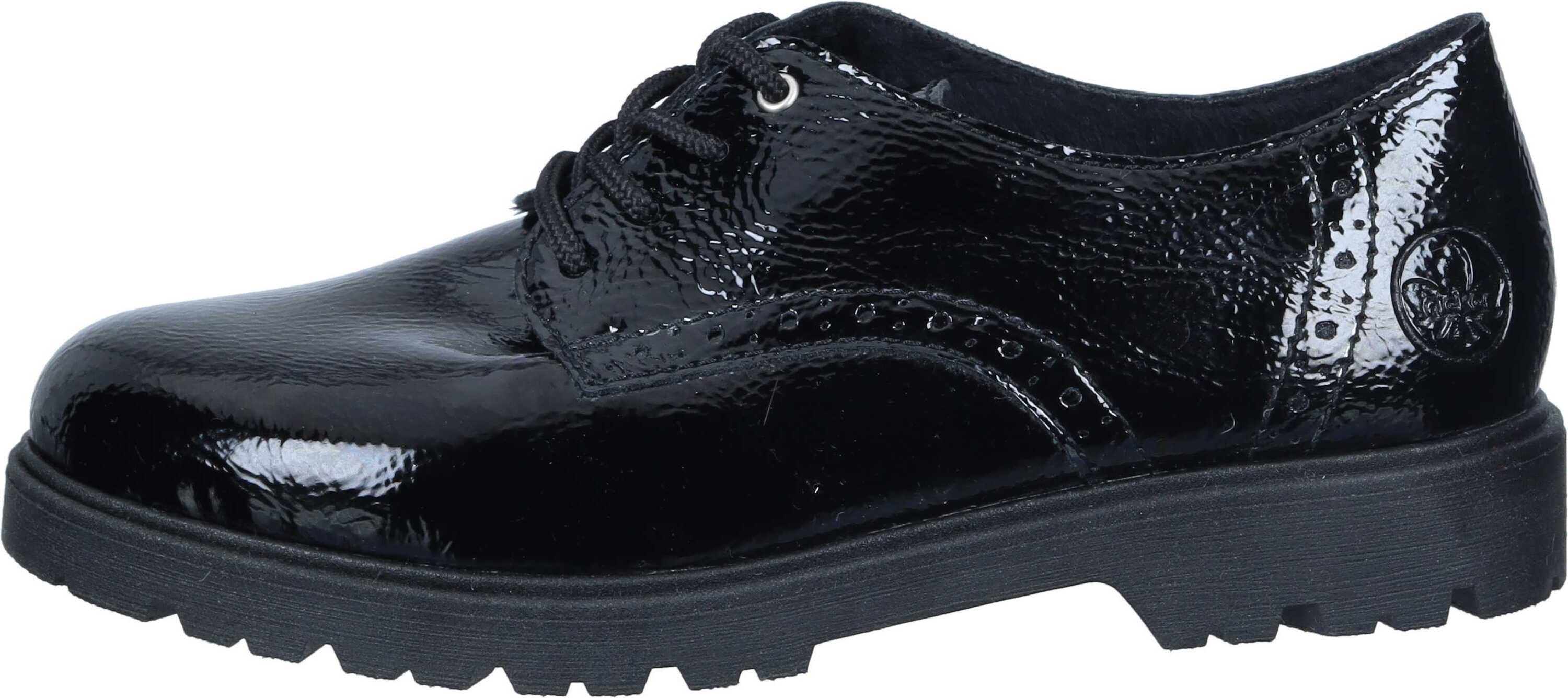 Rieker Schnürer Slipper aus strapazierfähigem Synthetik günstig online kaufen