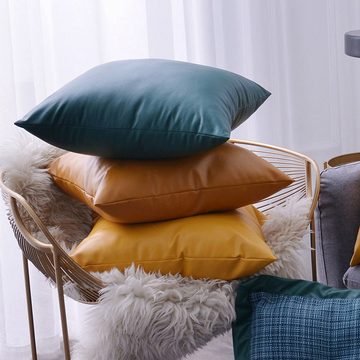 Kissenbezug Einfarbiger Einfarbiger Kissenbezug für Sofa Auto Wohnzimmer, AUKUU, Büro weiches Kissen für die Lendenwirbelsäule 43 x 43 cm.