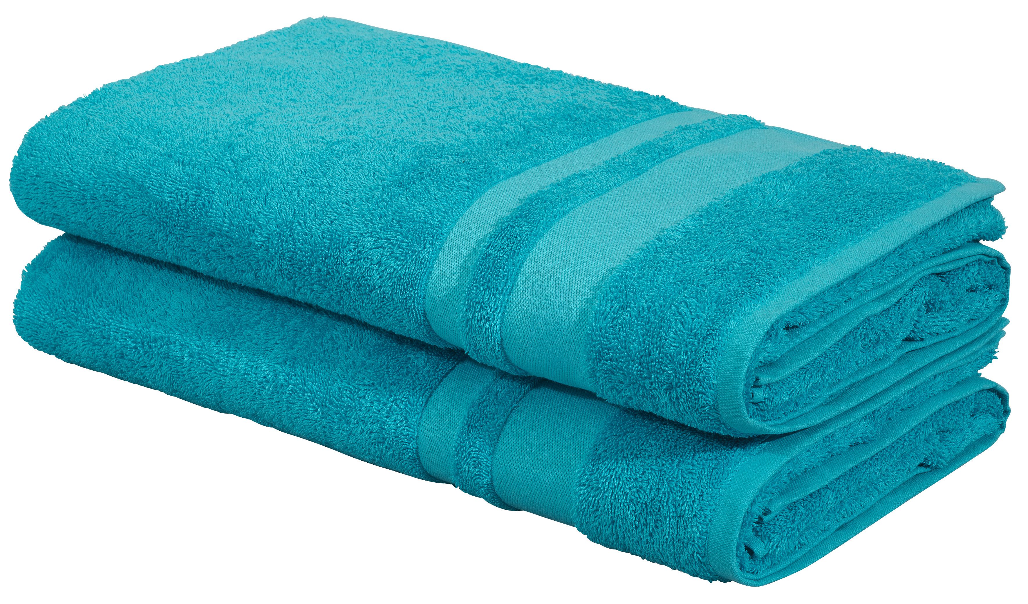 OTTO home Saunatuch Vanessa, 2 Saunatücher, 80x200cm, in Standard- und Premium-Qualität, Walkfrottee (Set, 2-St), Handtücher mit Bordüre, 100% Baumwolle, einfarbig, weich
