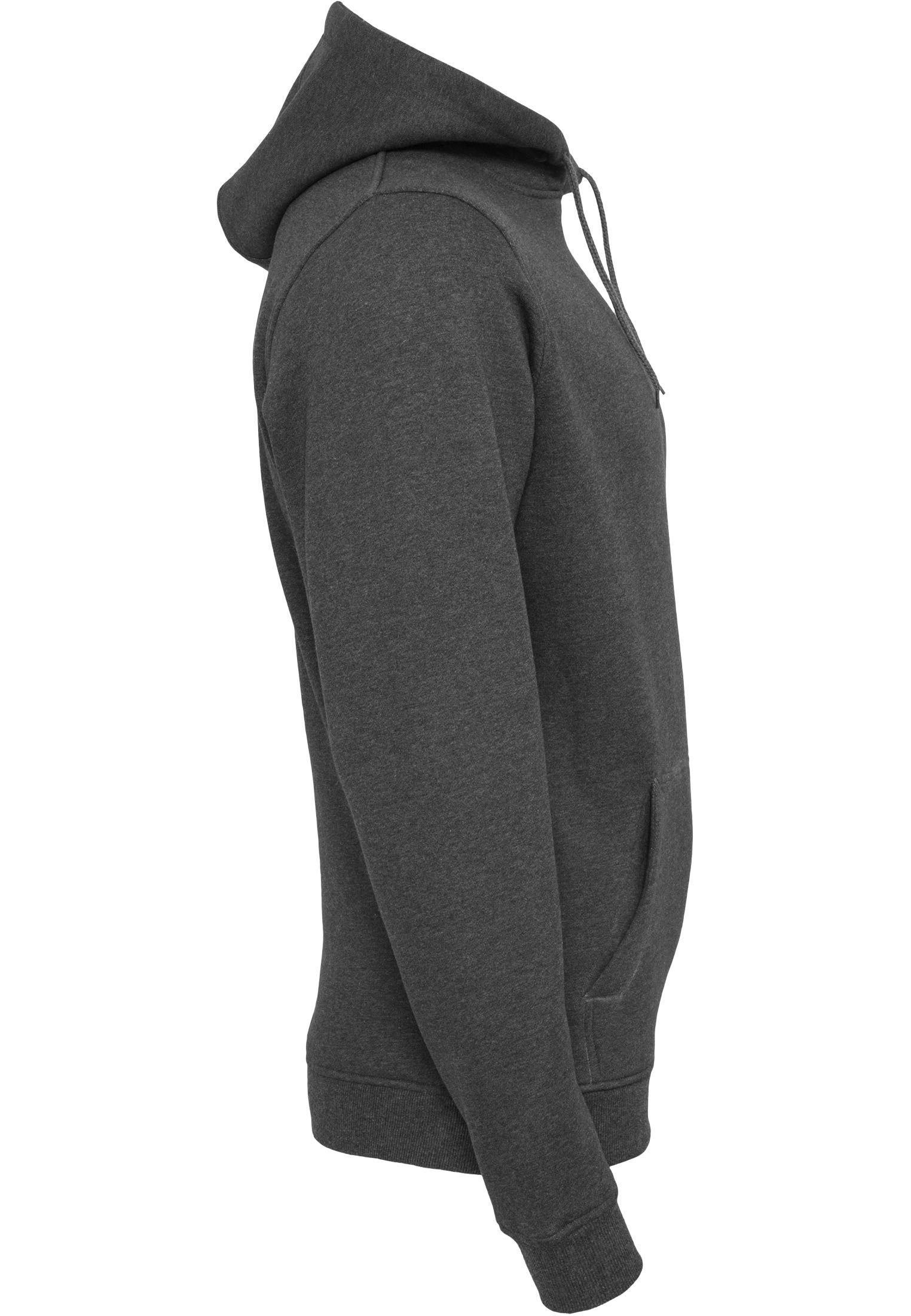 Sweatshirt Stylischer Hoodie mit Kapuze Kapuzenpullover Sweat Sweatshirt (1-tlg) Reslad Basic Herren anthrazit Hoody Reslad Pullover